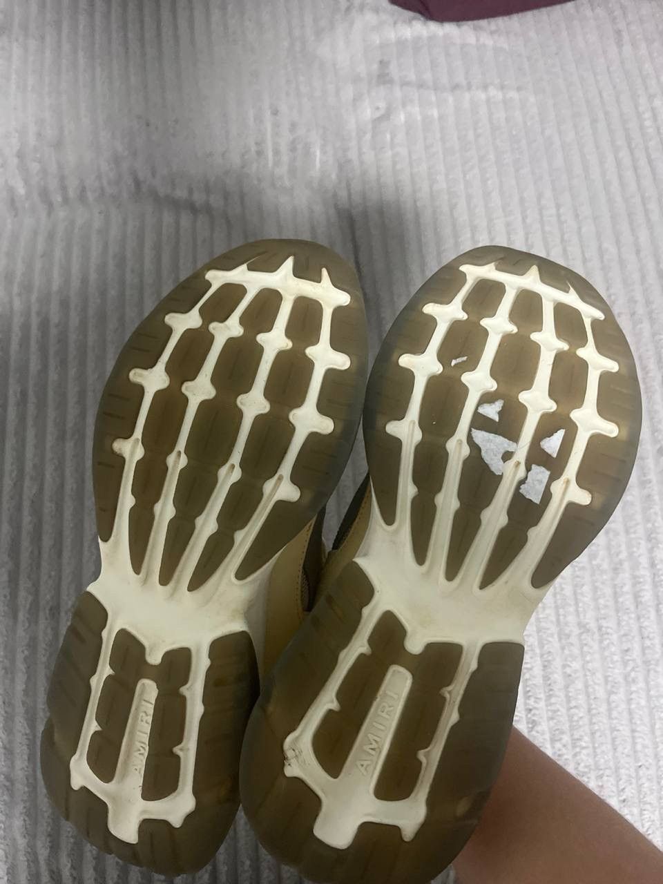 Amiri AMIRI BONE RUNNER cream Size US 10 / EU 43 - 3 Thumbnail
