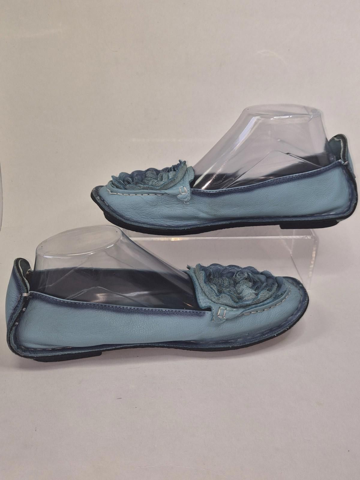 Other L'ARTISTE Dezi Blue Flats Floral Slip On 3D Flower Sz 9.5 Size US 9.5 / IT 39.5 - 4 Thumbnail