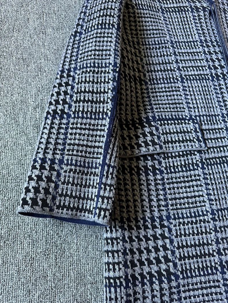 Dior Dior 15fw woven blend houndstooth coat 2502-Nextarrow Size US M / EU 48-50 / 2 - 3 Thumbnail