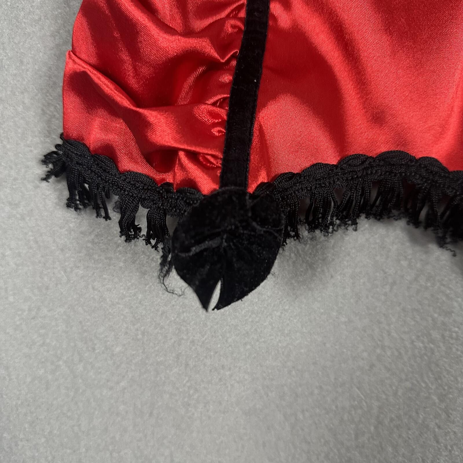 Other Fredrick’s Of Hollywood Corset Top Red Black Y2K Size S / US 4 / IT 40 - 4 Thumbnail