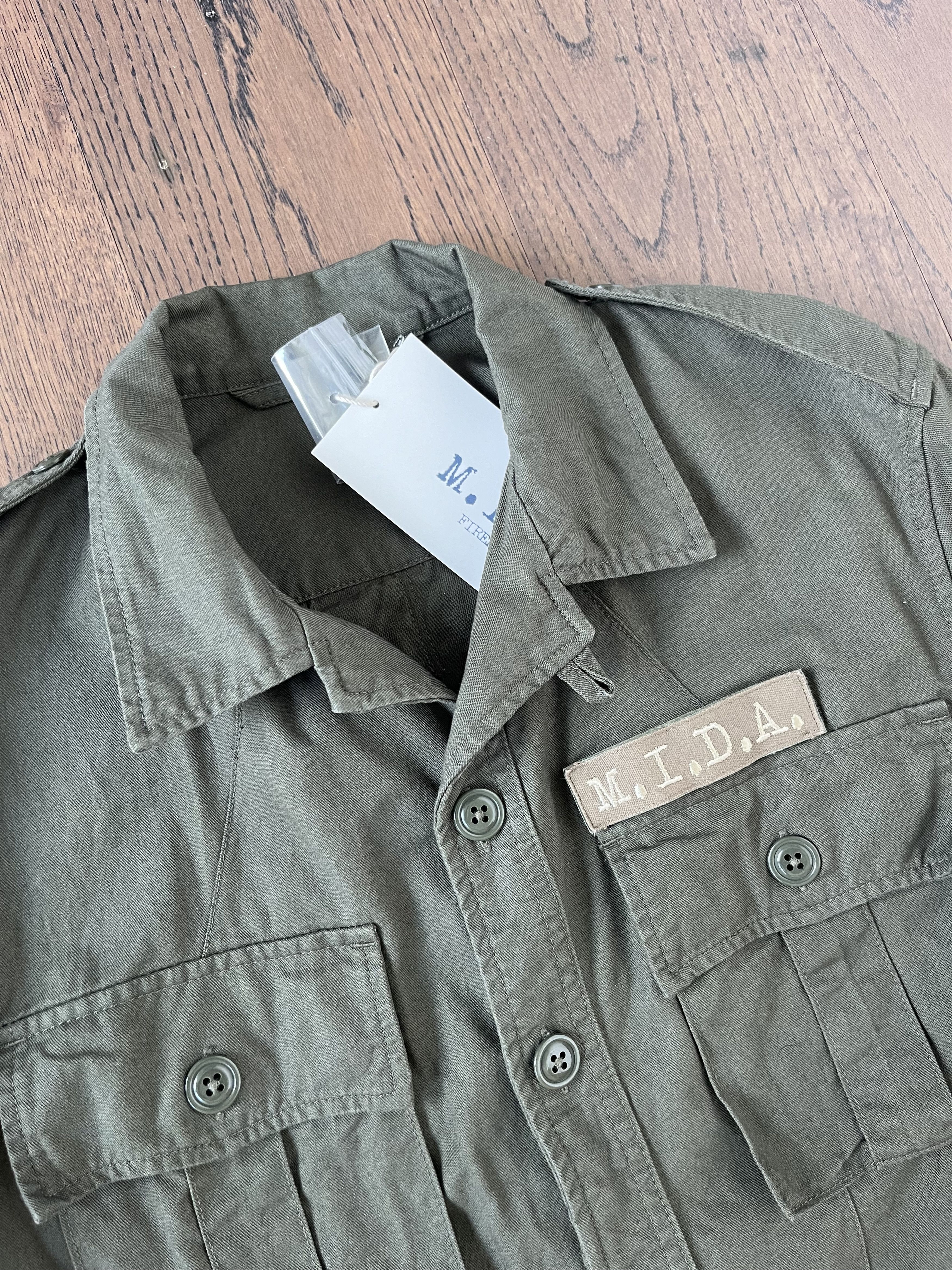 Other MIDA Italy Japanese Edition Army Green Hunting Bush Jacket Size US S / EU 44-46 / 1 - 2 Thumbnail