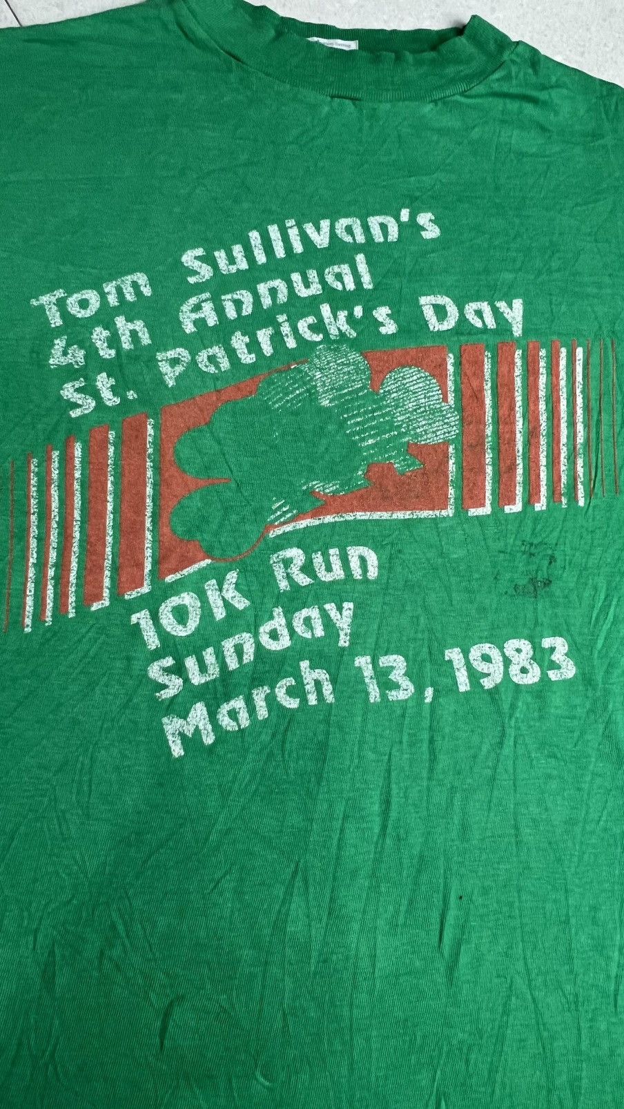Hanes vintage 10k Run March 13,1983 Size US M / EU 48-50 / 2 - 3 Thumbnail