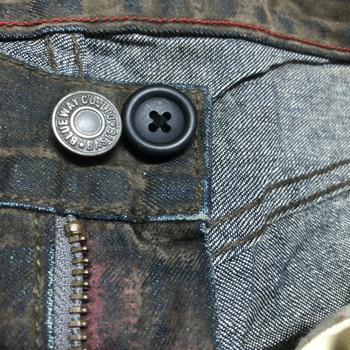 Le Grande Bleu (L.G.B.) Vintage Blue Way Denim Jeans Unisex Size US 28 / EU 44 - 13 Thumbnail