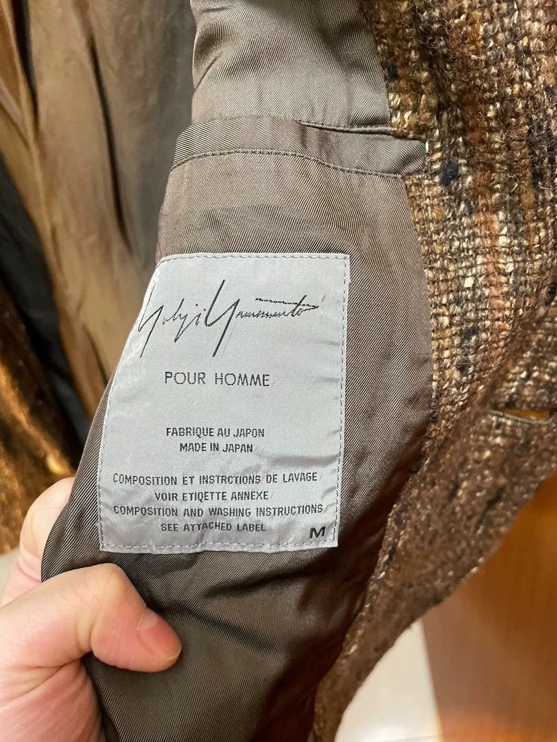 Yohji Yamamoto Yohji Yamamoto size m 92AW Show Woven Suit 2501-Nextarrow Size 38R - 7 Thumbnail