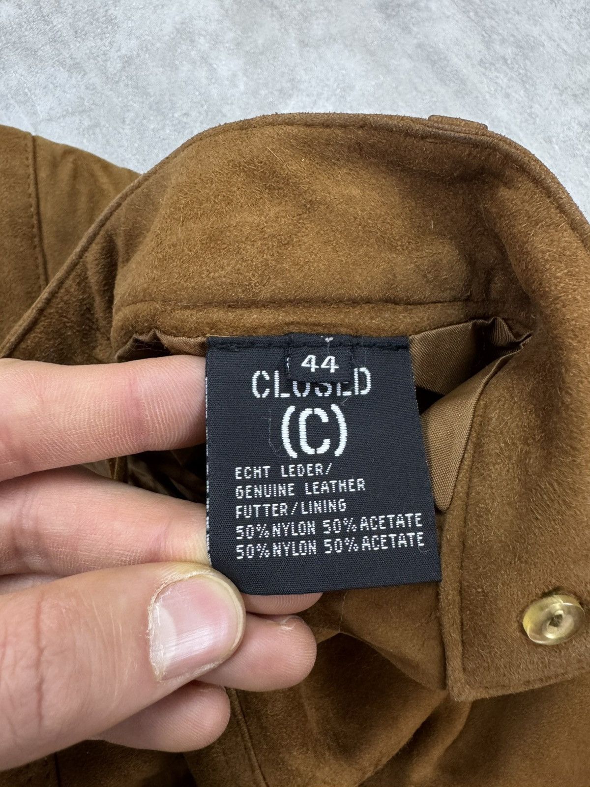 CLOSED Closed suede cargo fatigue pants cowgirl style avant garde Size 30" / US 8 / IT 44 - 9 Thumbnail