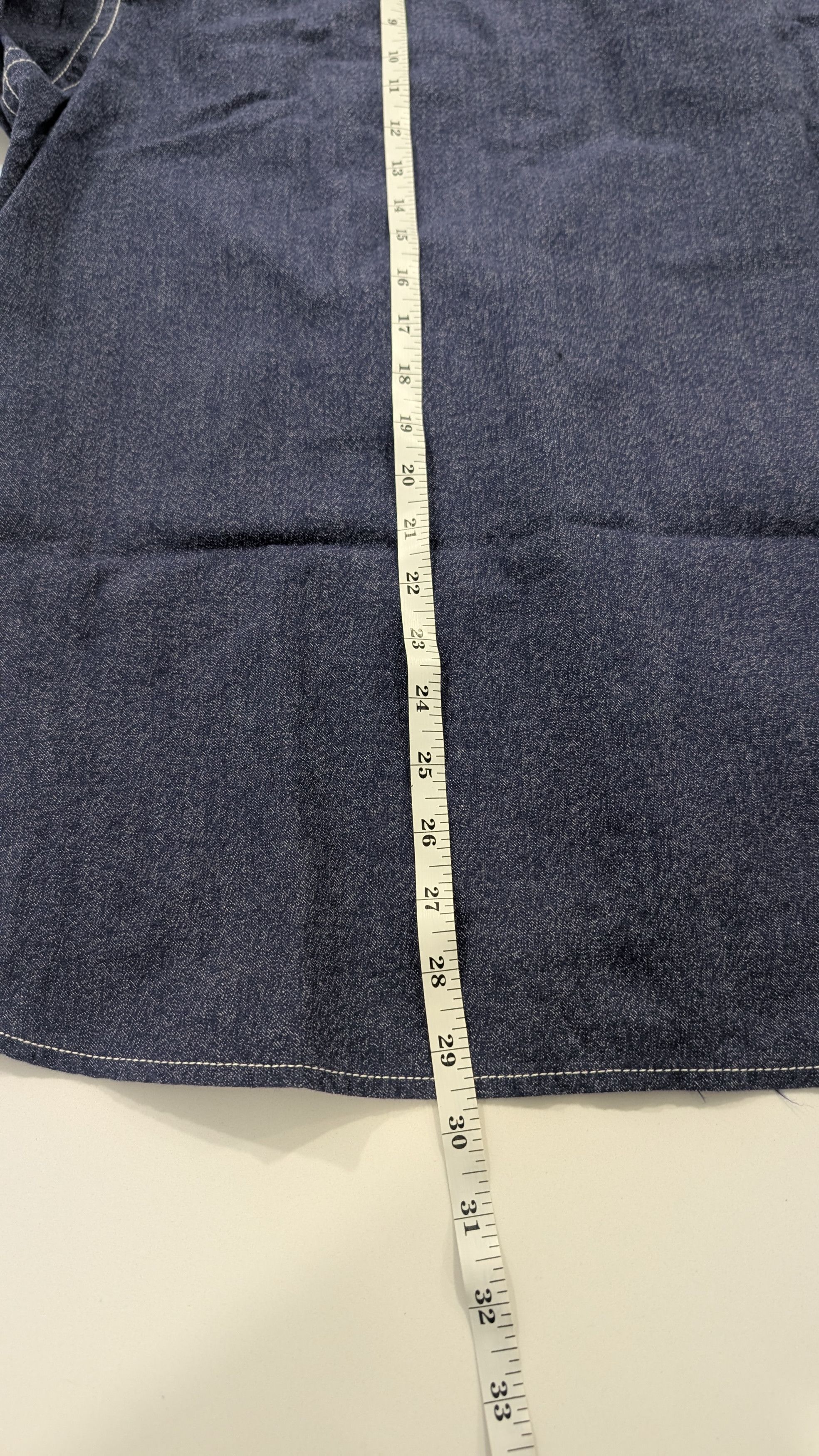 WYTHE Wythe Pearlsnap Shirt in Indigo Blue Jasp Cotton USA Made Size US M / EU 48-50 / 2 - 14 Thumbnail