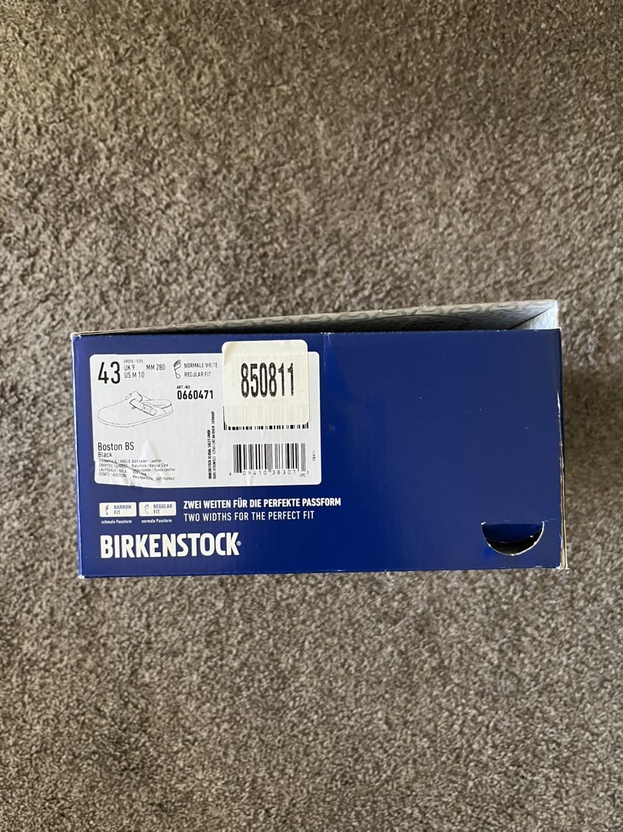 Birkenstock Birkenstock Black Boston US Mens Size 10 Size US 10 / EU 43 - 6 Thumbnail