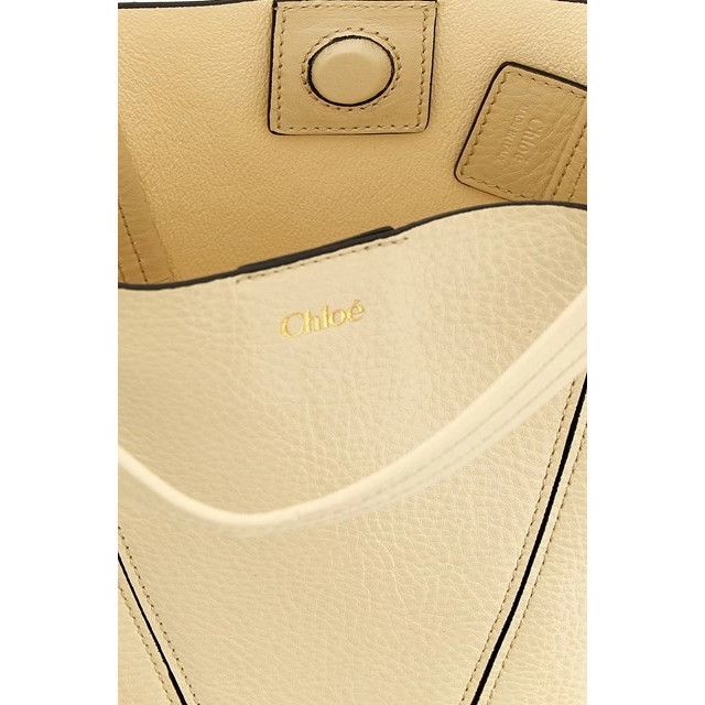 Chloe Chloe Small Spin Beige Leather Tote Bag New & Authentic Size ONE SIZE - 4 Thumbnail