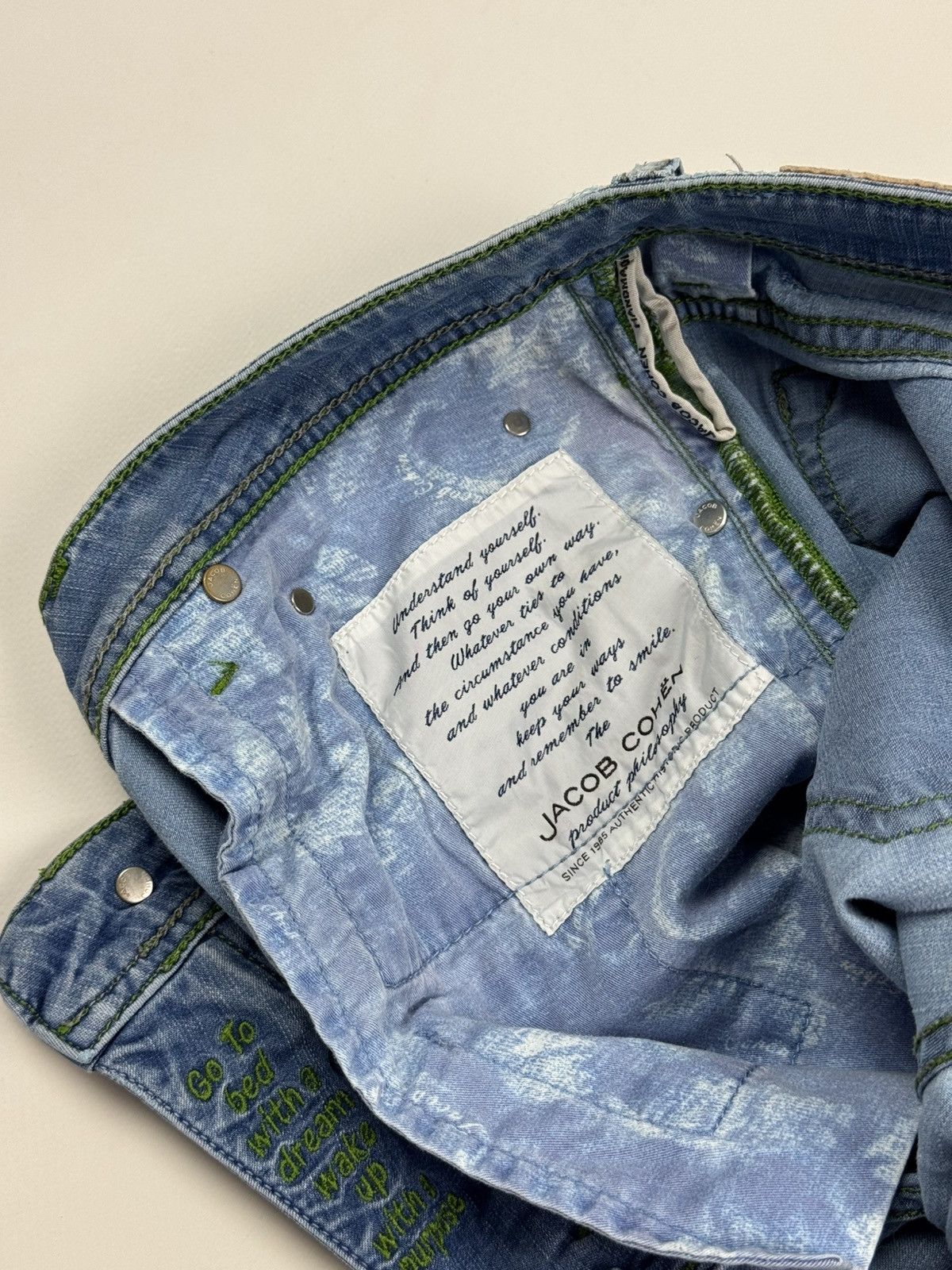 Jacob Cohen Distressed Jacob Cohen Lightweight Washed Denim Jeans Pants Size US 35 - 12 Thumbnail