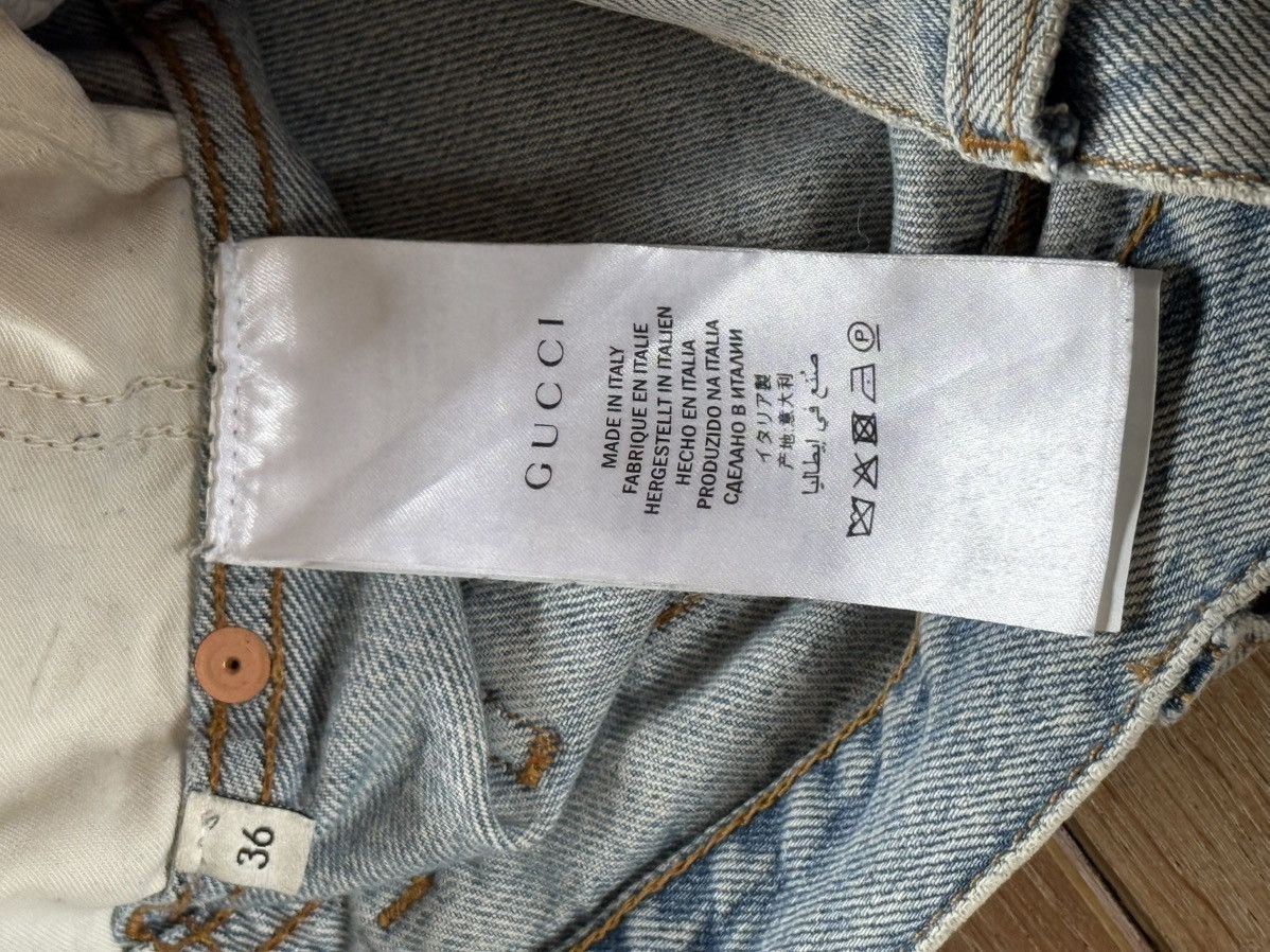 Gucci Gucci Light Blue Distressed Jeans Size US 36 / EU 52 - 5 Thumbnail