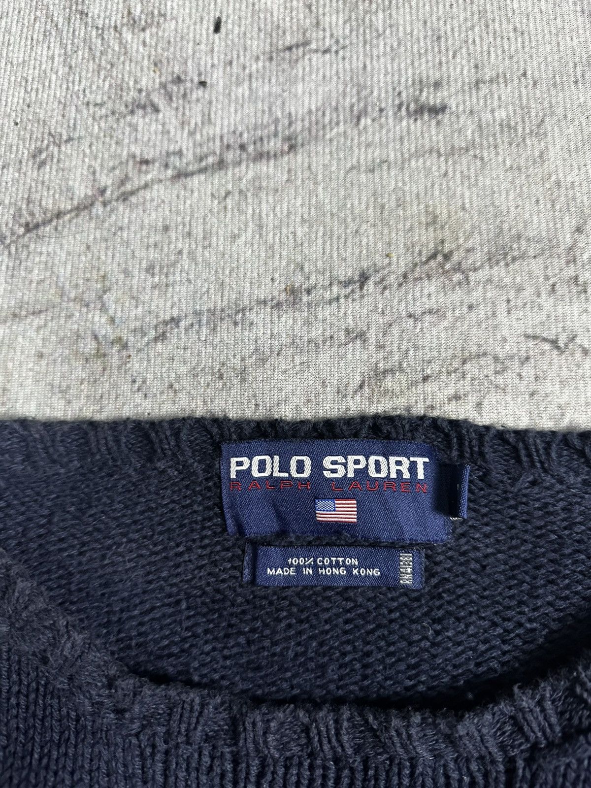 Polo Ralph Lauren × Ralph Lauren Polo Sport Flag Spellout Knitwear by Polo Ralph lauren Size US M / EU 48-50 / 2 - 3 Thumbnail