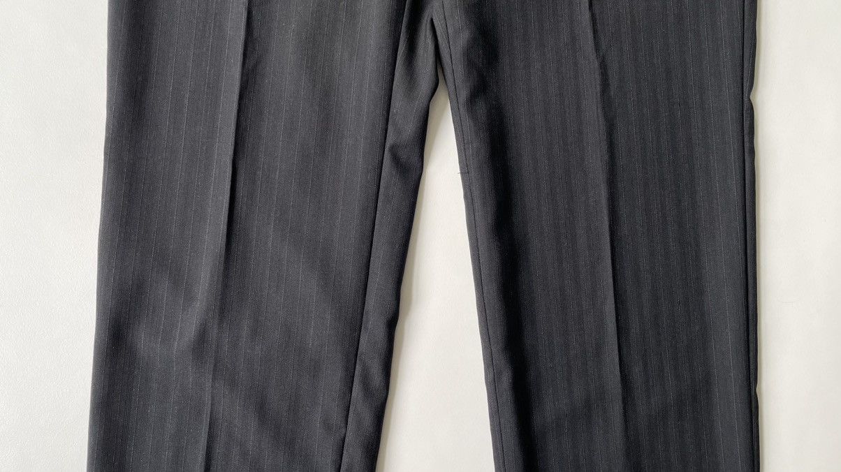 Comme des Garcons A/W 11 Black/Grey Pinstripe Wool Trousers Size US 34 / EU 50 - 10 Thumbnail