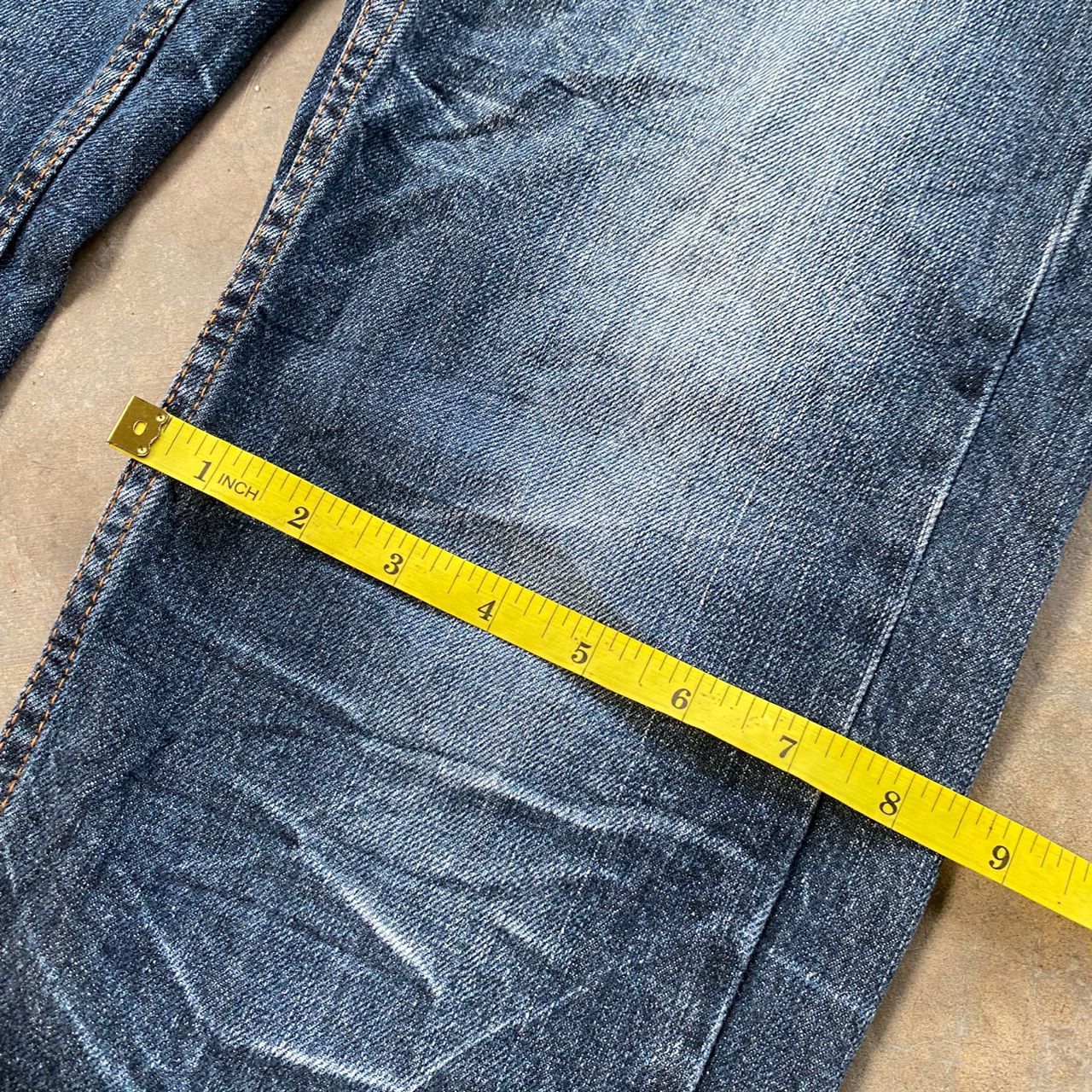 If Six Was Nine 💥Best Offer💥Vintage Nylaus Double Waist Distressed Denim Size US 32 / EU 48 - 6 Thumbnail