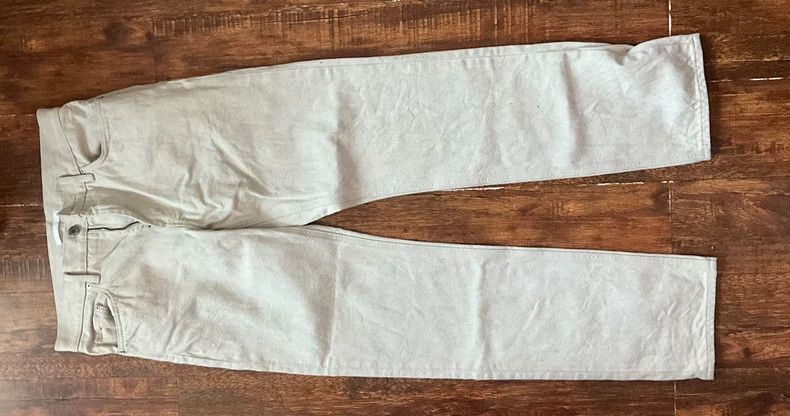 Helmut Lang HELMUT LANG size08 White jeans Size 37" - 2 Thumbnail