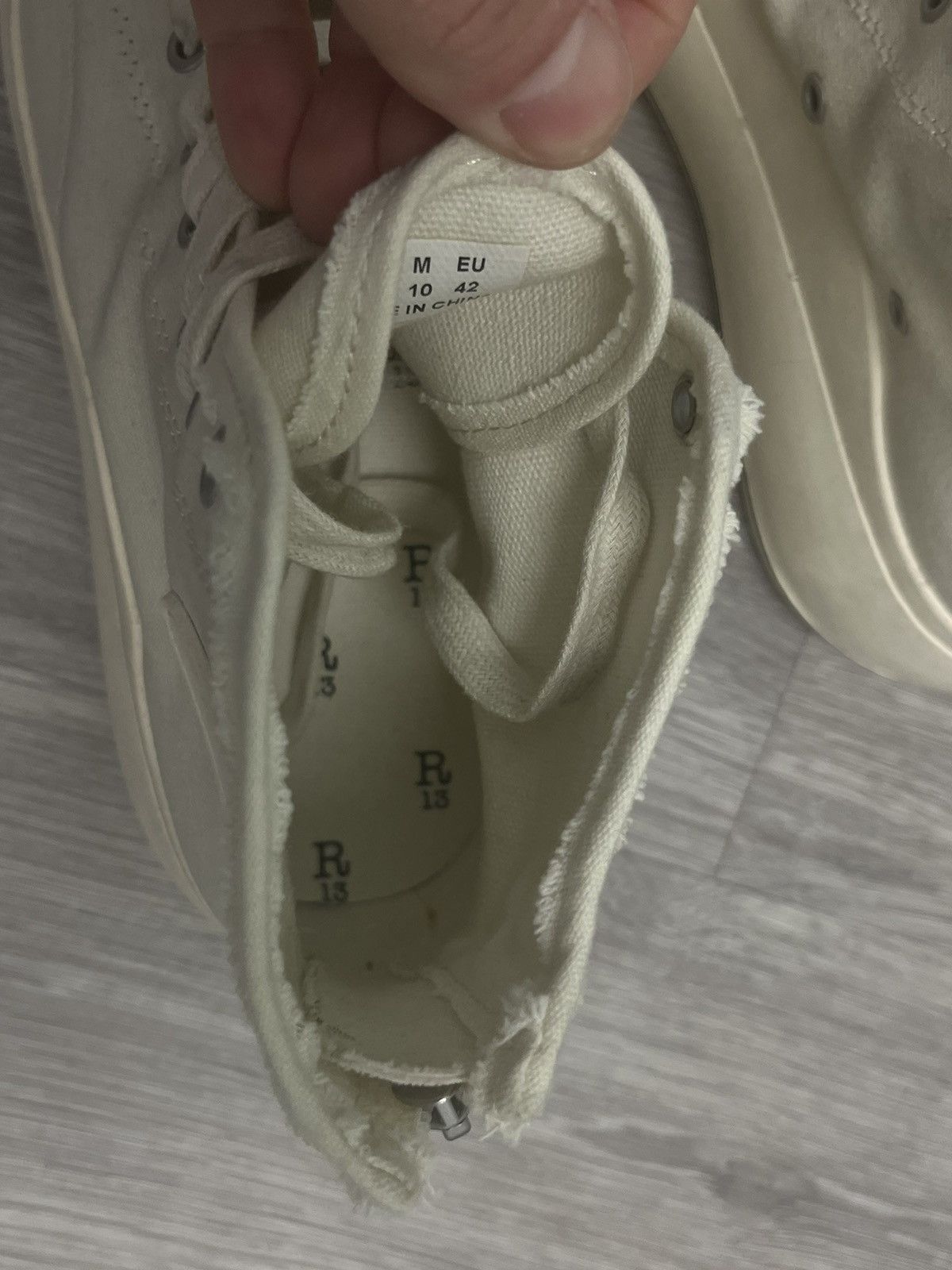 R13 Kurt high top. 12 Size US 12 / IT 42 - 7 Thumbnail