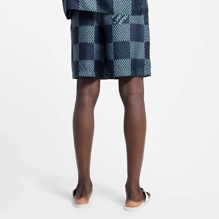 Louis Vuitton Damier Silk Shorts Size US 32 / EU 48 - 3 Thumbnail