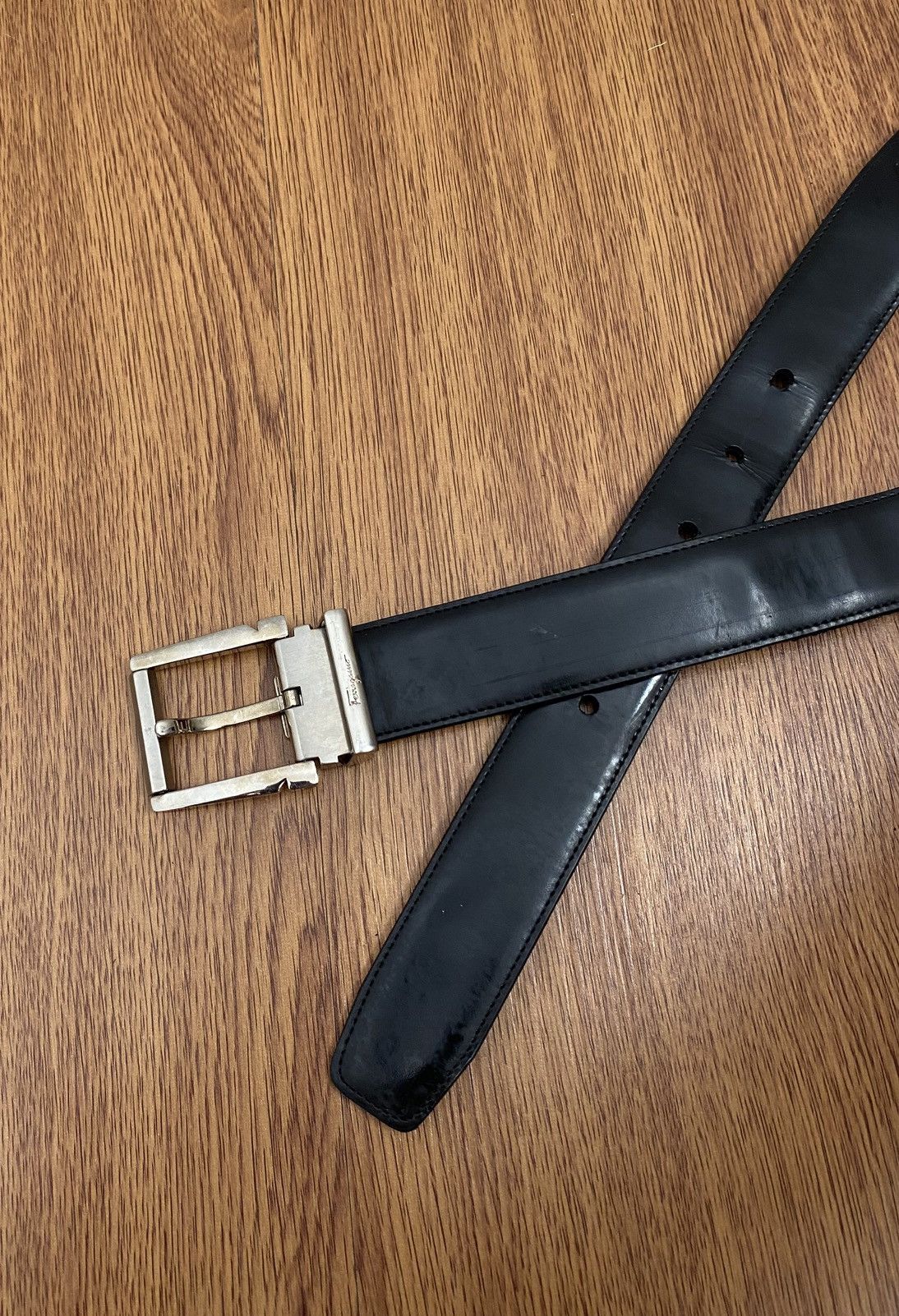 Salvatore Ferragamo Salvatore Ferragamo Reversible lether belt Size ONE SIZE - 3 Thumbnail