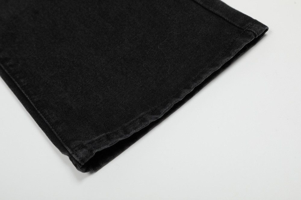 Japanese Brand × Jean Men's punk washed distressed simple American flared jeans Size US 32 / EU 48 - 6 Thumbnail