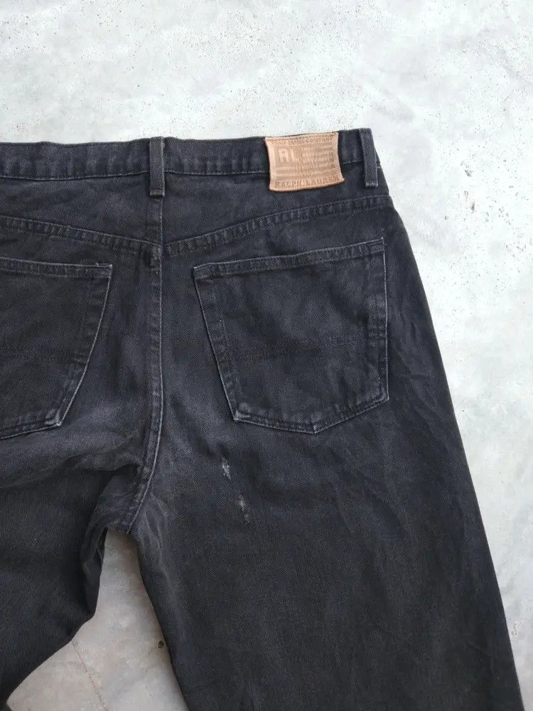 Polo Ralph Lauren Vintage Polo Ralph Lauren Black Loose Baggy Jeans Size US 34 / EU 50 - 3 Thumbnail