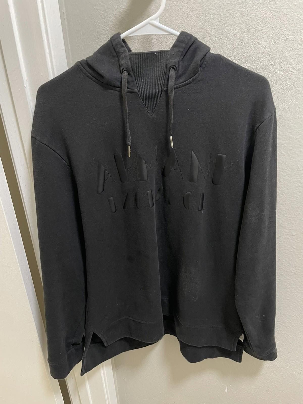 Armani Exchange Black Armani Exchange Hoodie with embossed logo Size Medium Size US M / EU 48-50 / 2 - 1 Thumbnail