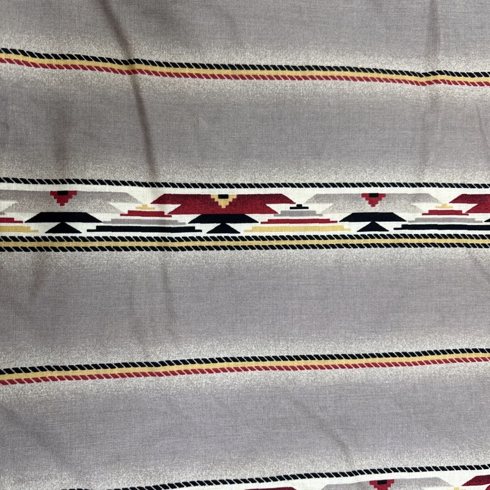Wrangler VINTAGE Wrangler Western Aztec Geometric Pearl Snap Button Cowboy Mens Large Size US L / EU 52-54 / 3 - 7 Thumbnail