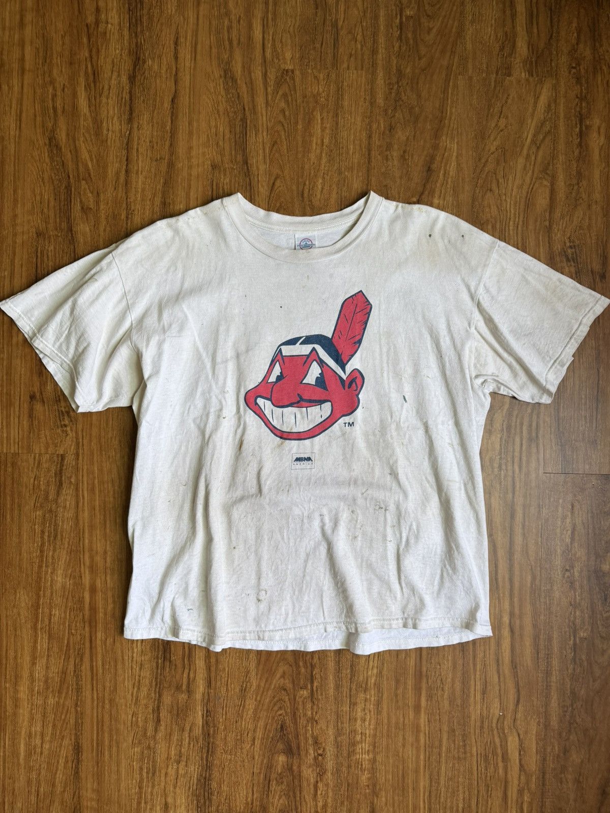 MLB × Vintage Vintage Rare 90s Cleveland Indians Guardians XL smoked Size US XL / EU 56 / 4 - 1 Thumbnail
