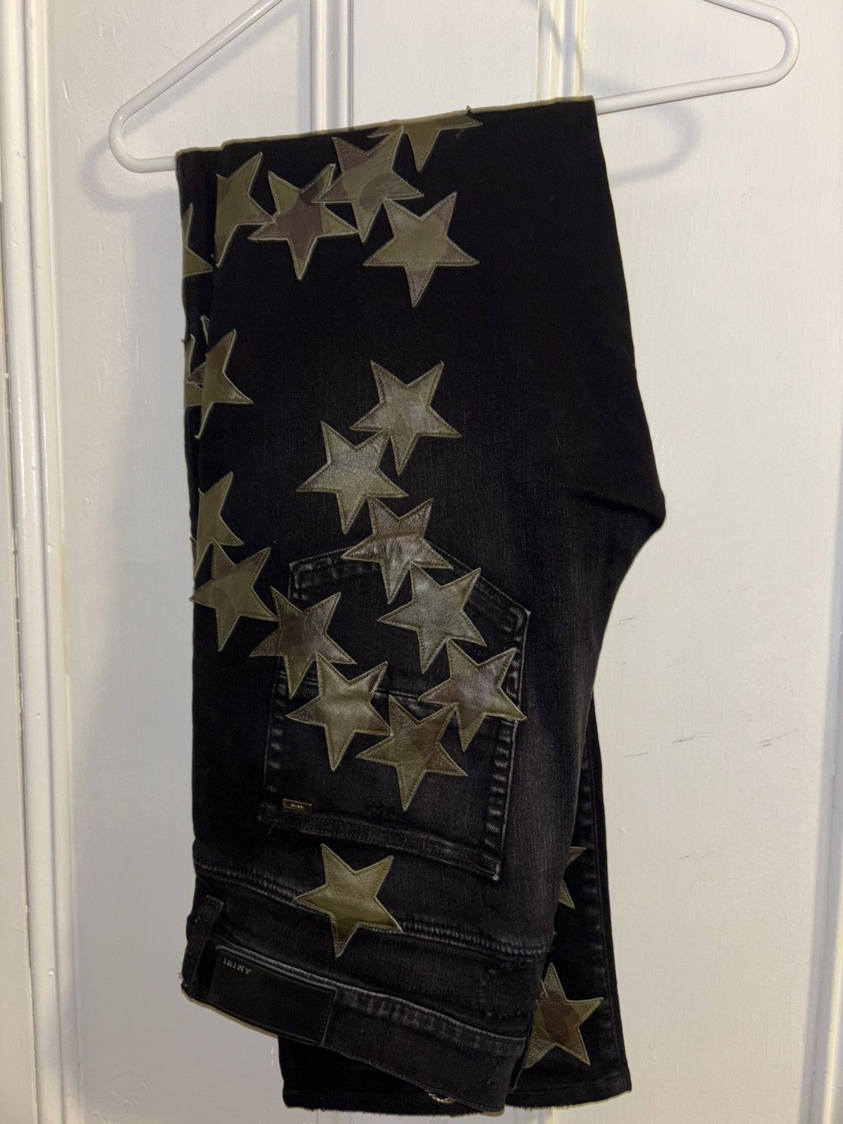 新品 AMIRI Chemist JEAN スター スキニー デニム 黒30 Amiri amiri