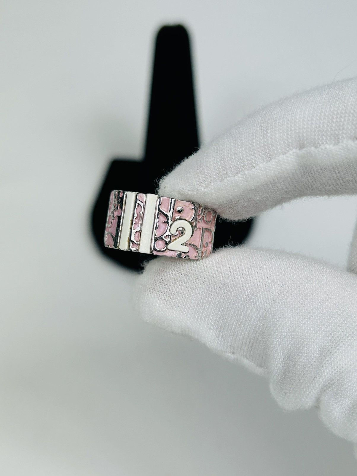 Dior Dior Pink Trotter 2 Ring Size 5 Size ONE SIZE - 3 Thumbnail