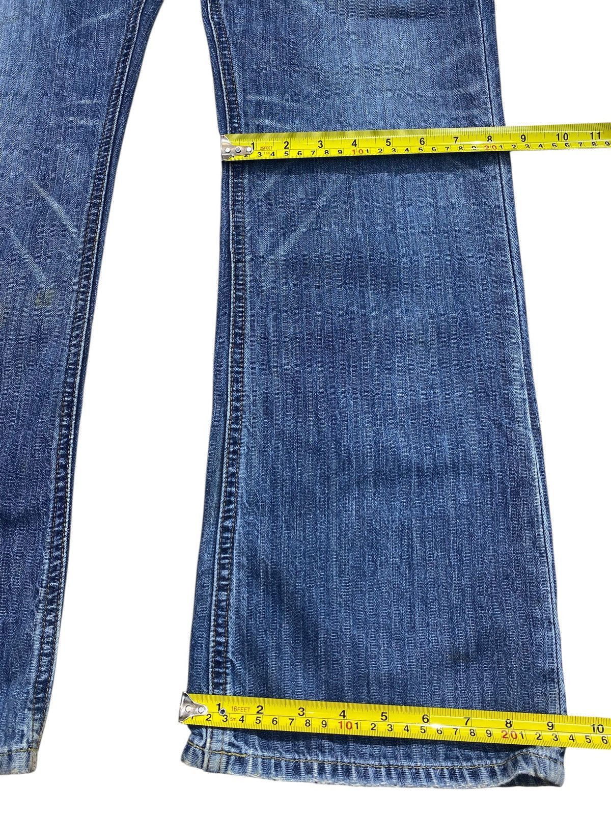Wrangler Wrangler Brand Whiskers Blue Wash Style Bootcut Jeans Size US 32 / EU 48 - 12 Thumbnail