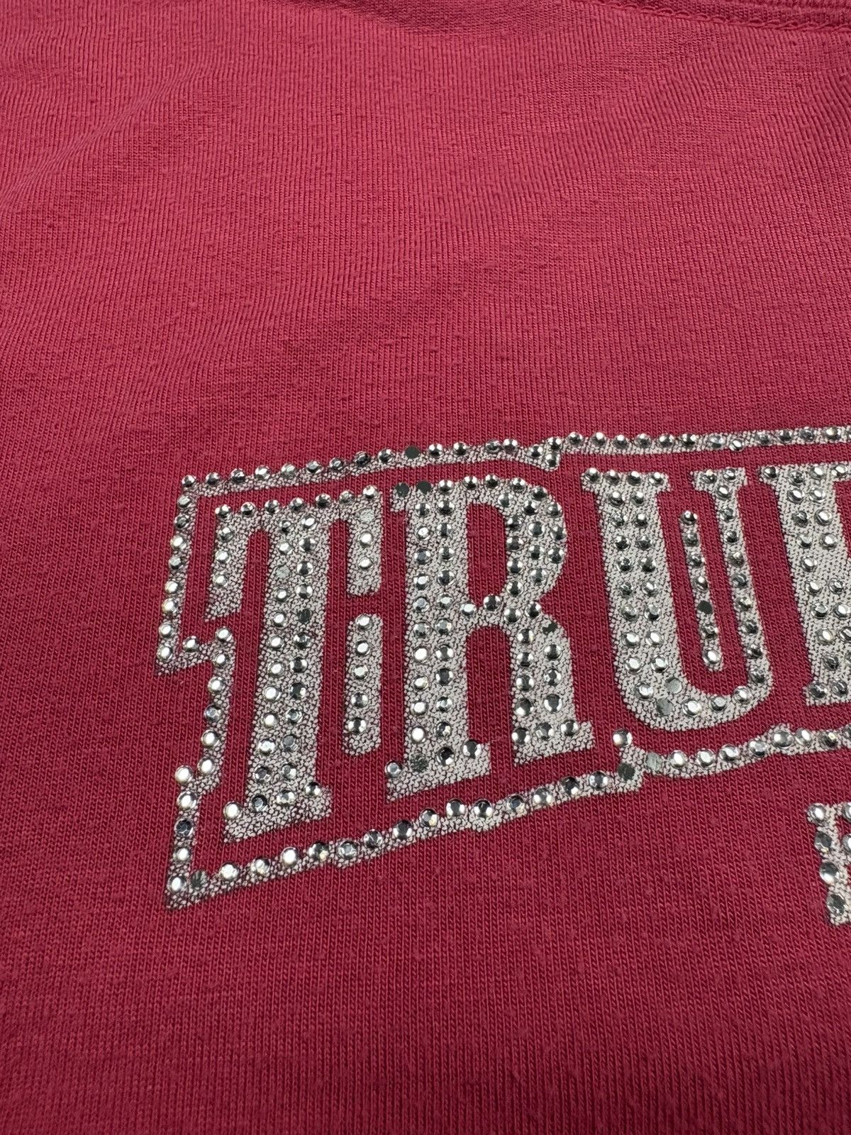 True Religion Vintage 2000s True Religion Y2K Rhinestone Big Logo Tee S Size S / US 4 / IT 40 - 9 Thumbnail