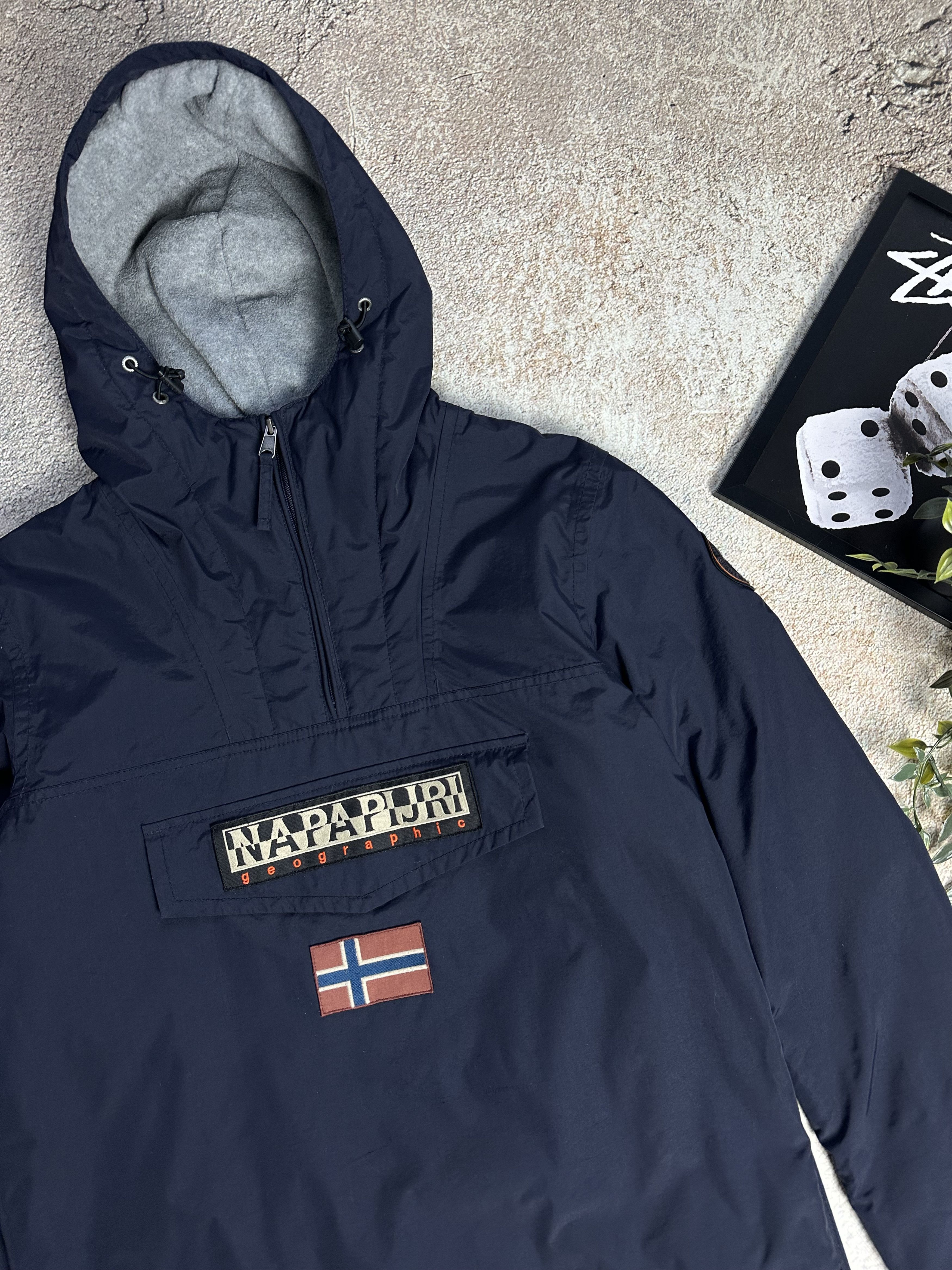 Napapijri Vintage Napapijiri Rainforest Winter Anorak Jacket 1/3 Zip Size US S / EU 44-46 / 1 - 3 Thumbnail