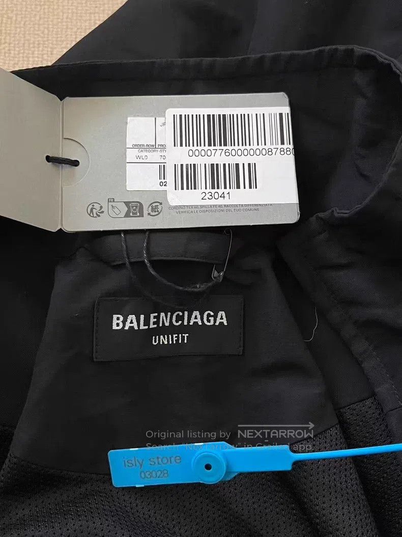 Balenciaga Balenciaga Embroidered Logo Short Sleeve Zipper Jacket Size L / US 10 / IT 46 - 5 Thumbnail