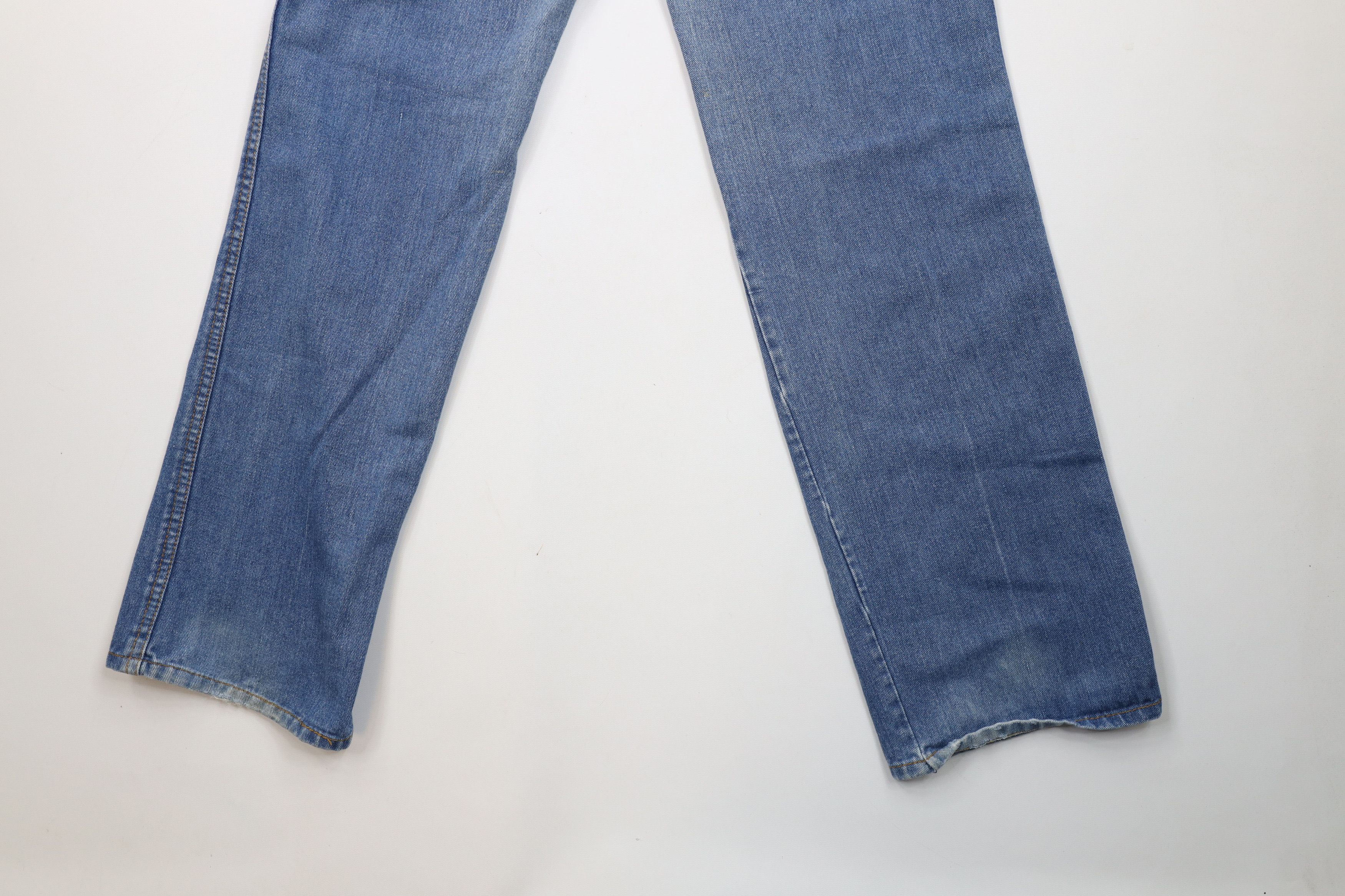 Vintage Vintage 80s 90s Streetwear Flared Denim Jeans Blue Size 32" / US 10 / IT 46 - 13 Thumbnail