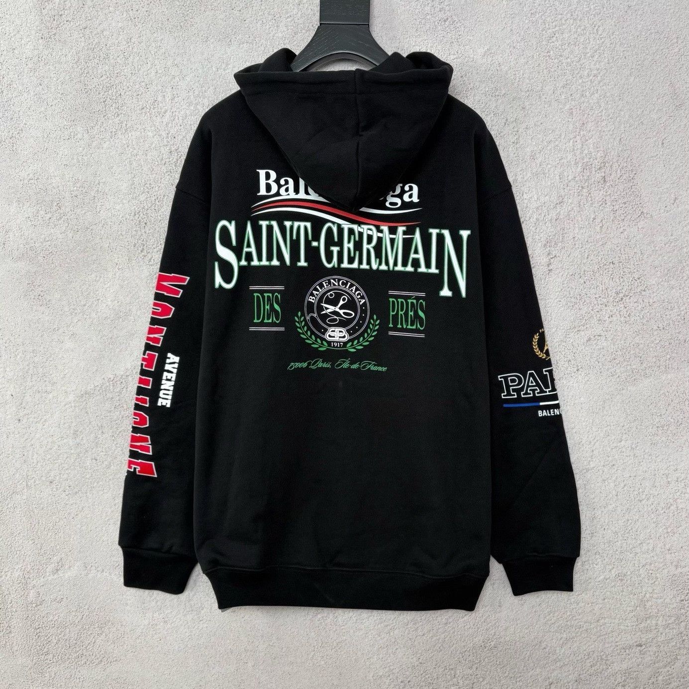 Balenciaga Balenciaga Black Hoodie m Men Size US M / EU 48-50 / 2 - 1 Thumbnail