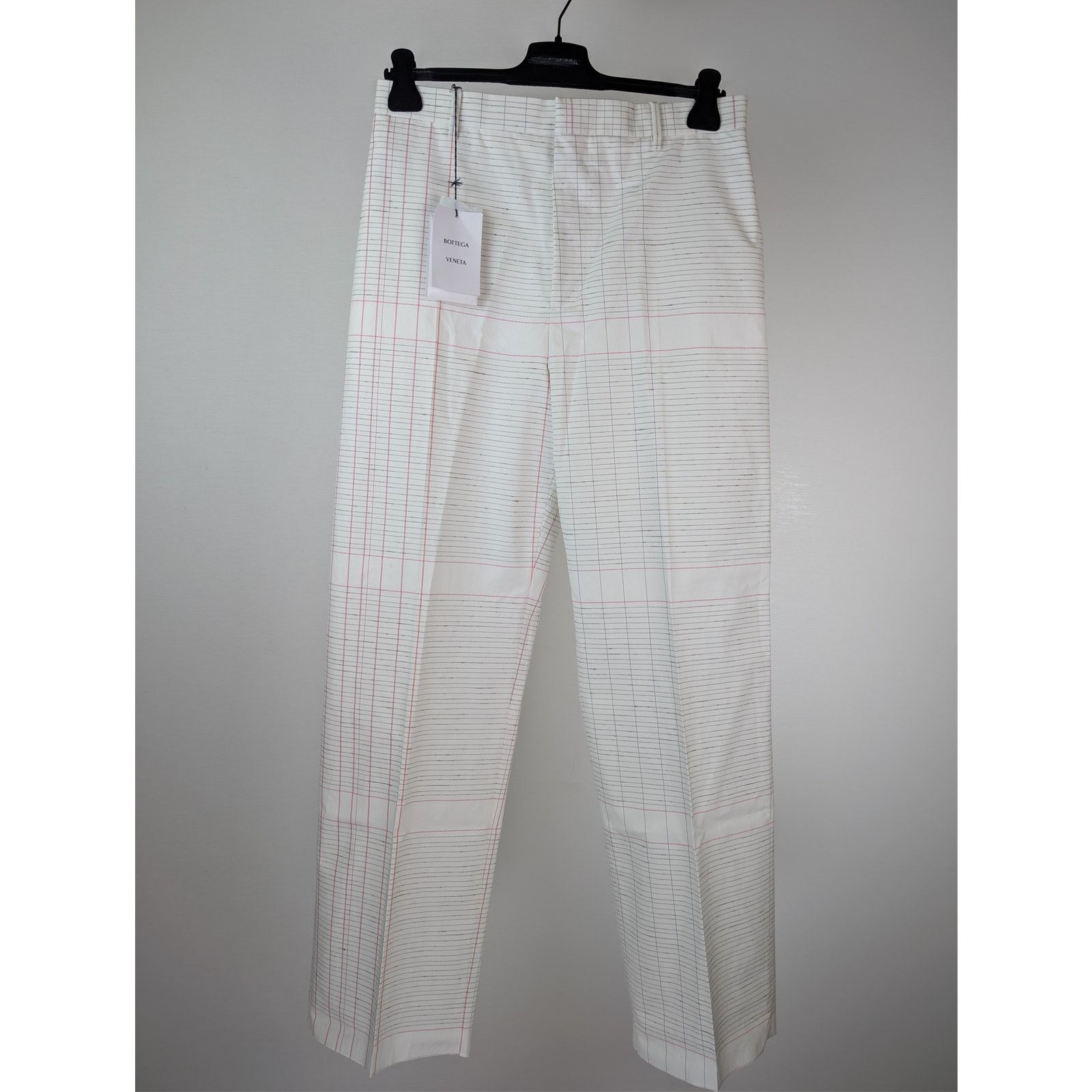 Bottega Veneta o1rshd1 Notebook Cotton Trousers Pants in Off White Size US 32 / EU 48 - 10 Thumbnail