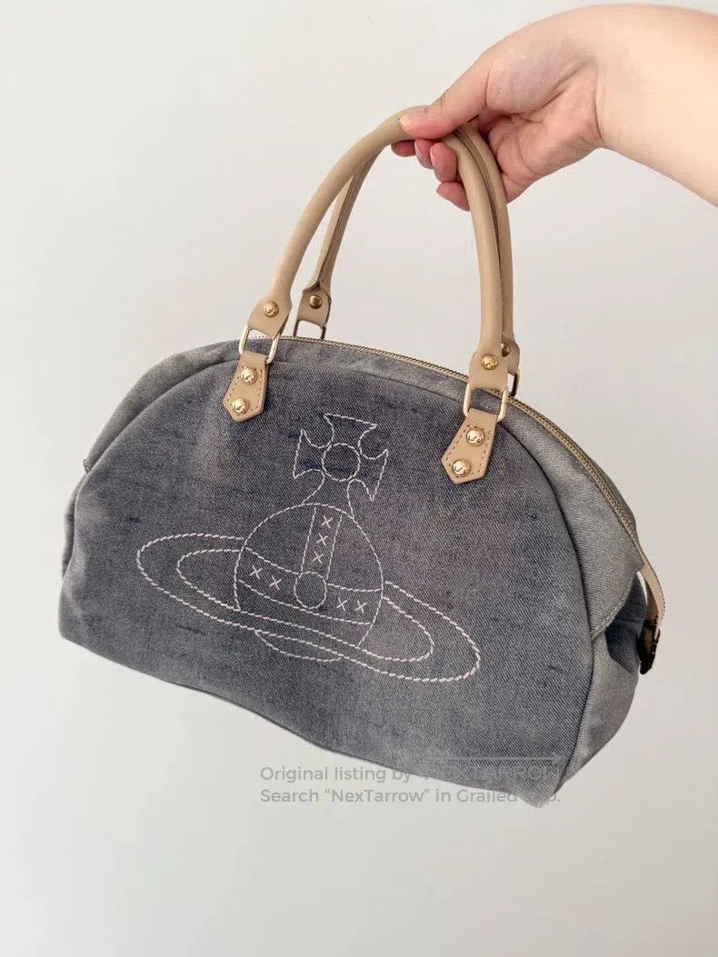 Vivienne Westwood Vivienne Westwood Denim Orb Bowling Bag . Size ONE SIZE - 1 Thumbnail
