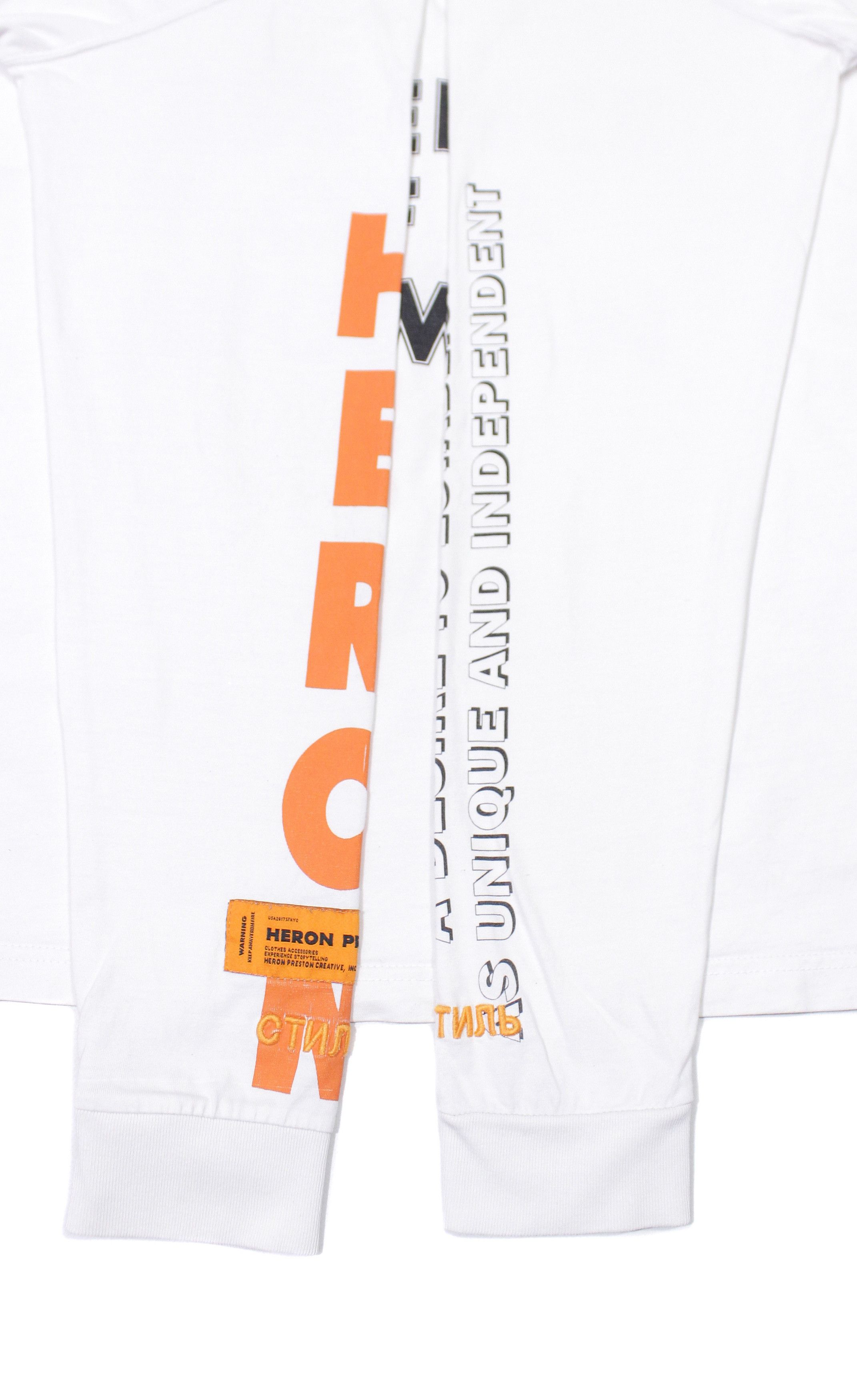 Heron Preston Crane Birds Big Logo СТИЛЬ Longsleeve Size US S / EU 44-46 / 1 - 7 Thumbnail