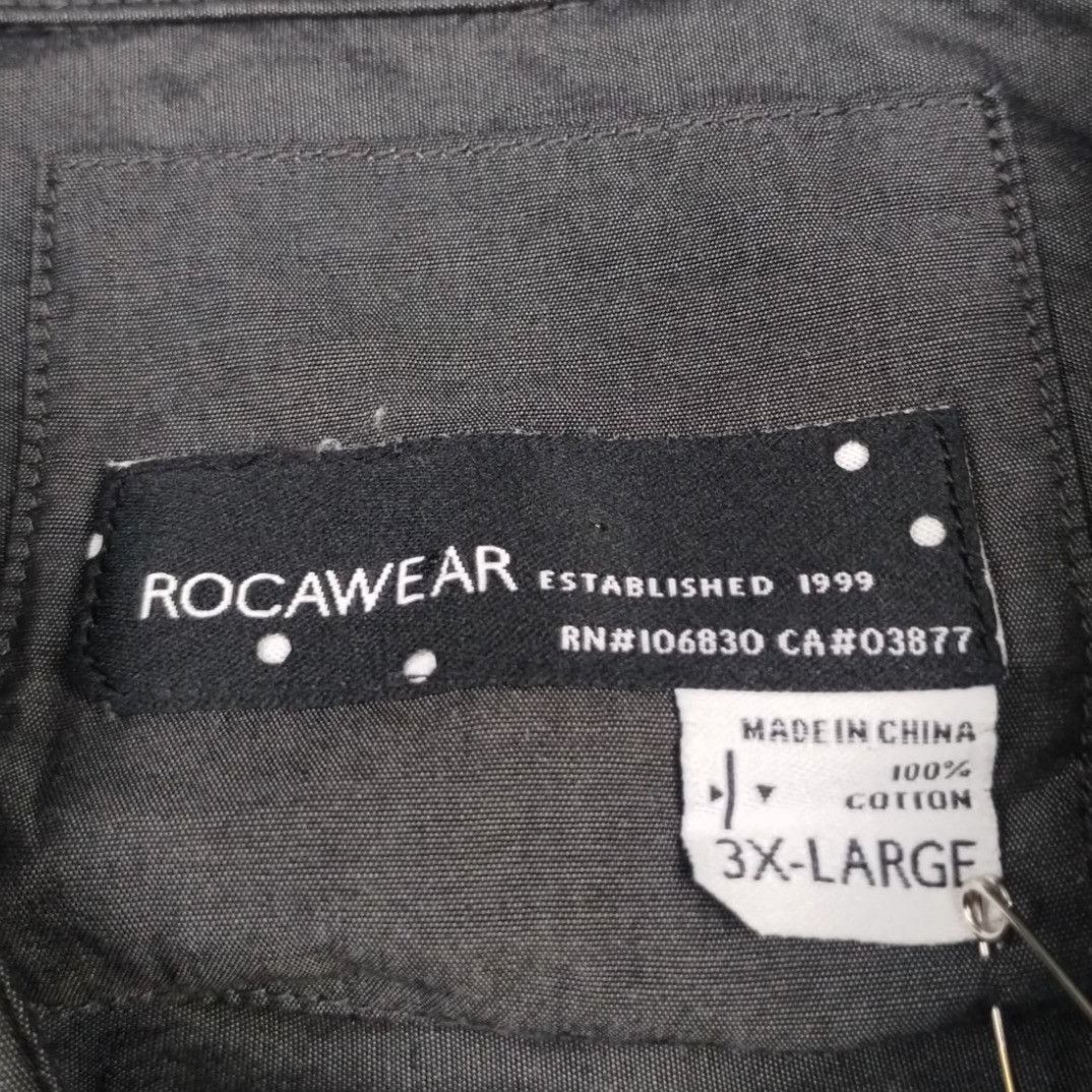 Rocawear Roca Wear Men's Black Shirt/Button Up Size 3XL SKU 3991 Size US XXL / EU 58 / 5 - 4 Thumbnail