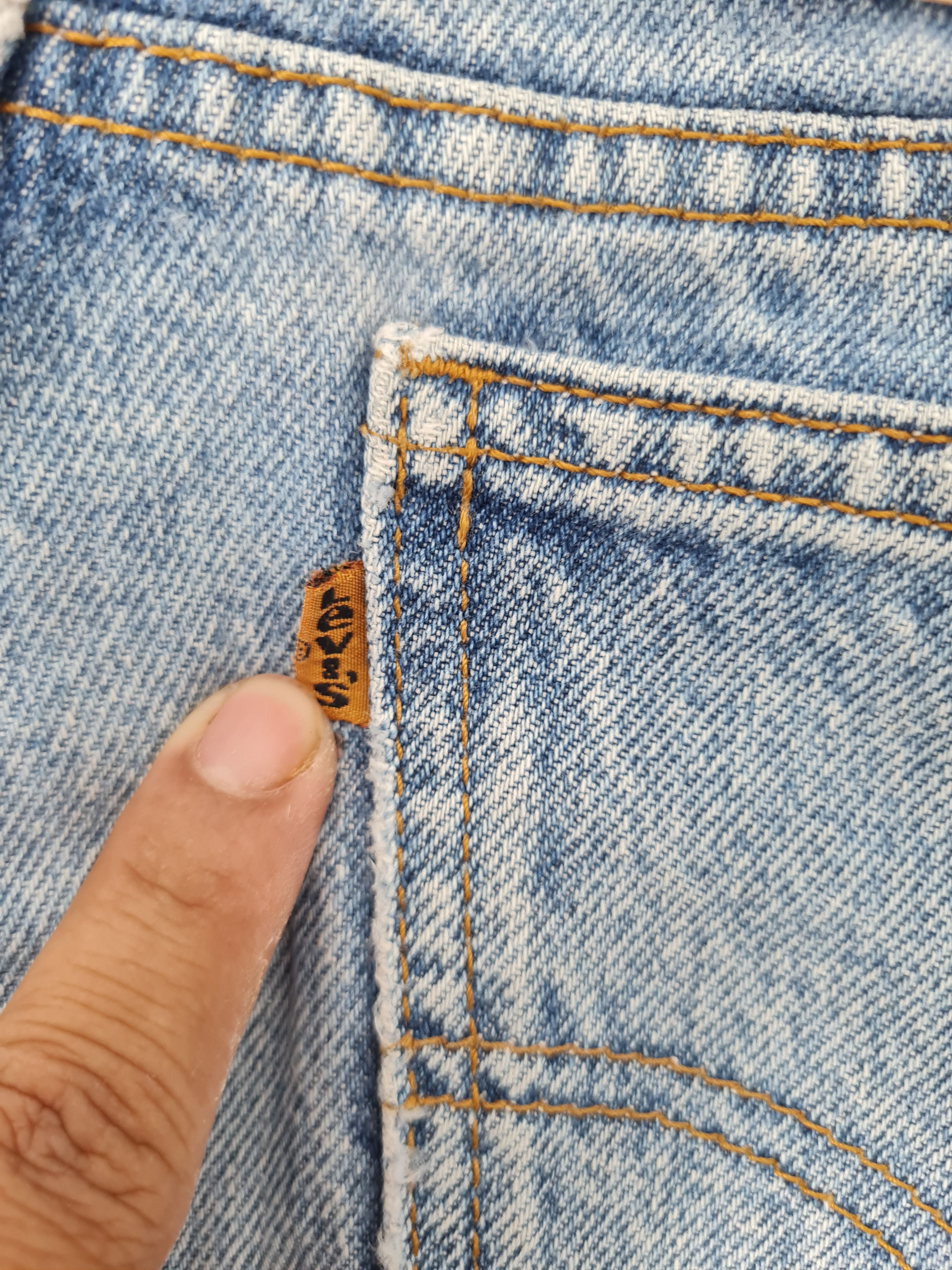 Levi's Vtg 90's LEVIS 505 Orange Tab Light Blue Jeans L0355 36X32 Size US 36 / EU 52 - 11 Thumbnail