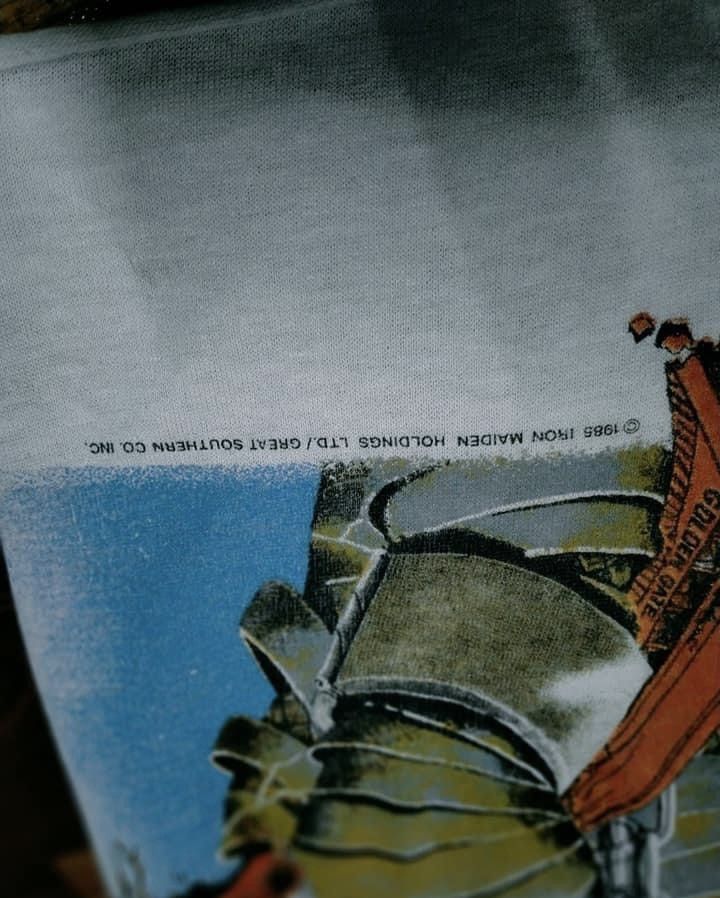 Iron Maiden Iron Maiden Invasion 1986 Size US M / EU 48-50 / 2 - 3 Thumbnail