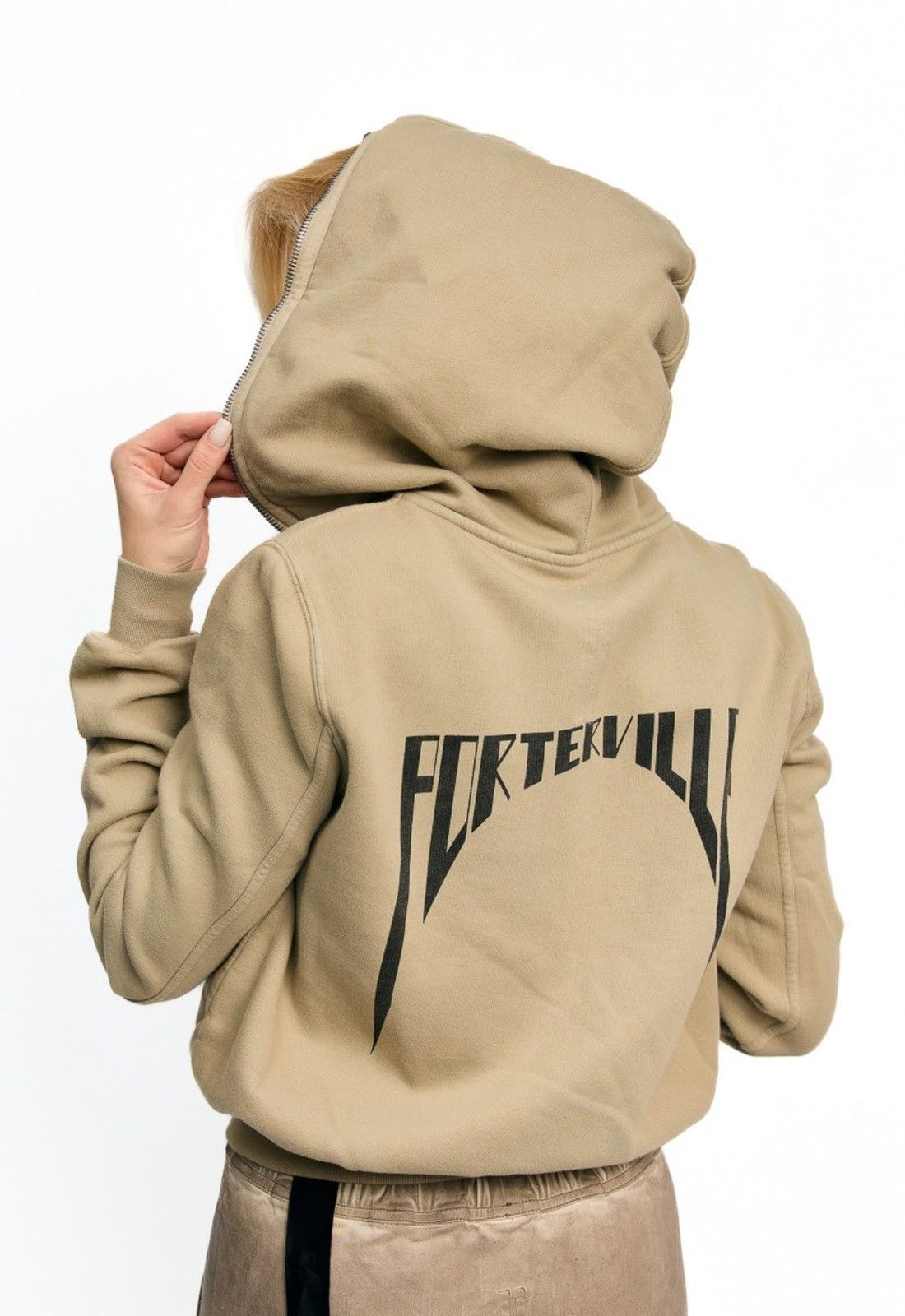 Rick Owens Last Size Rick Owens Porterville Printed Cotton Hoodie Size M / US 6-8 / IT 42-44 - 1 Thumbnail