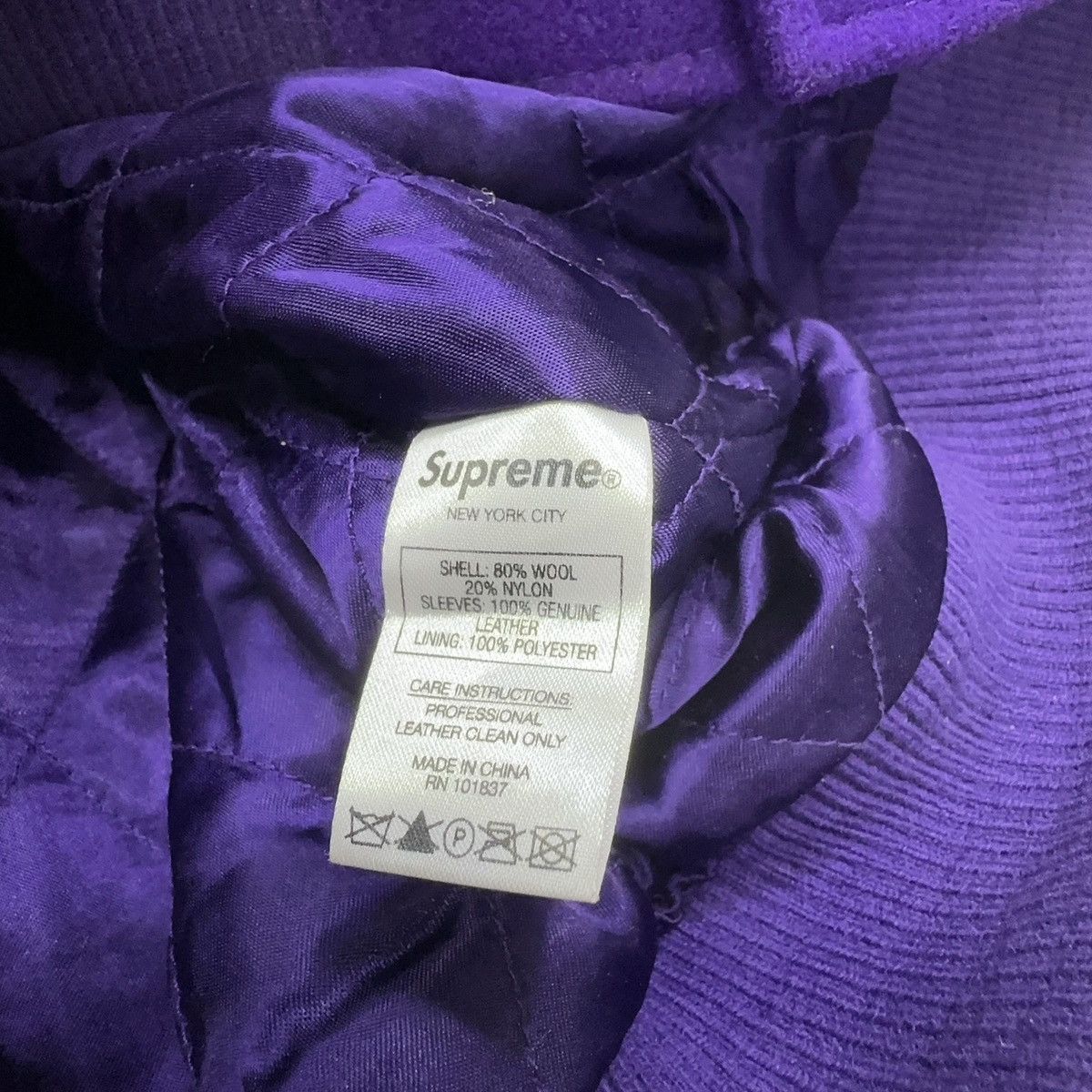 Supreme Supreme Motion Logo Varsity Jacket Size US M / EU 48-50 / 2 - 4 Thumbnail
