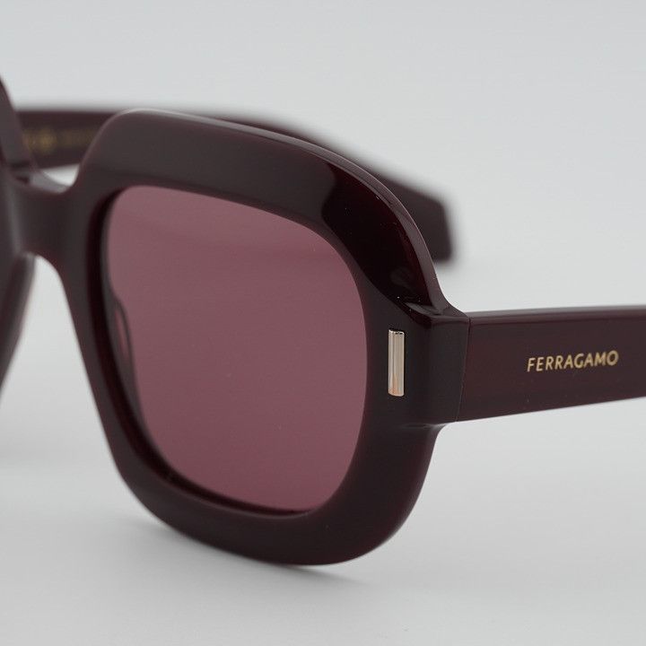 Salvatore Ferragamo Salvatore Ferragamo SF2068SE 606 Sunglasses Burgundy Frame Size ONE SIZE - 2 Thumbnail