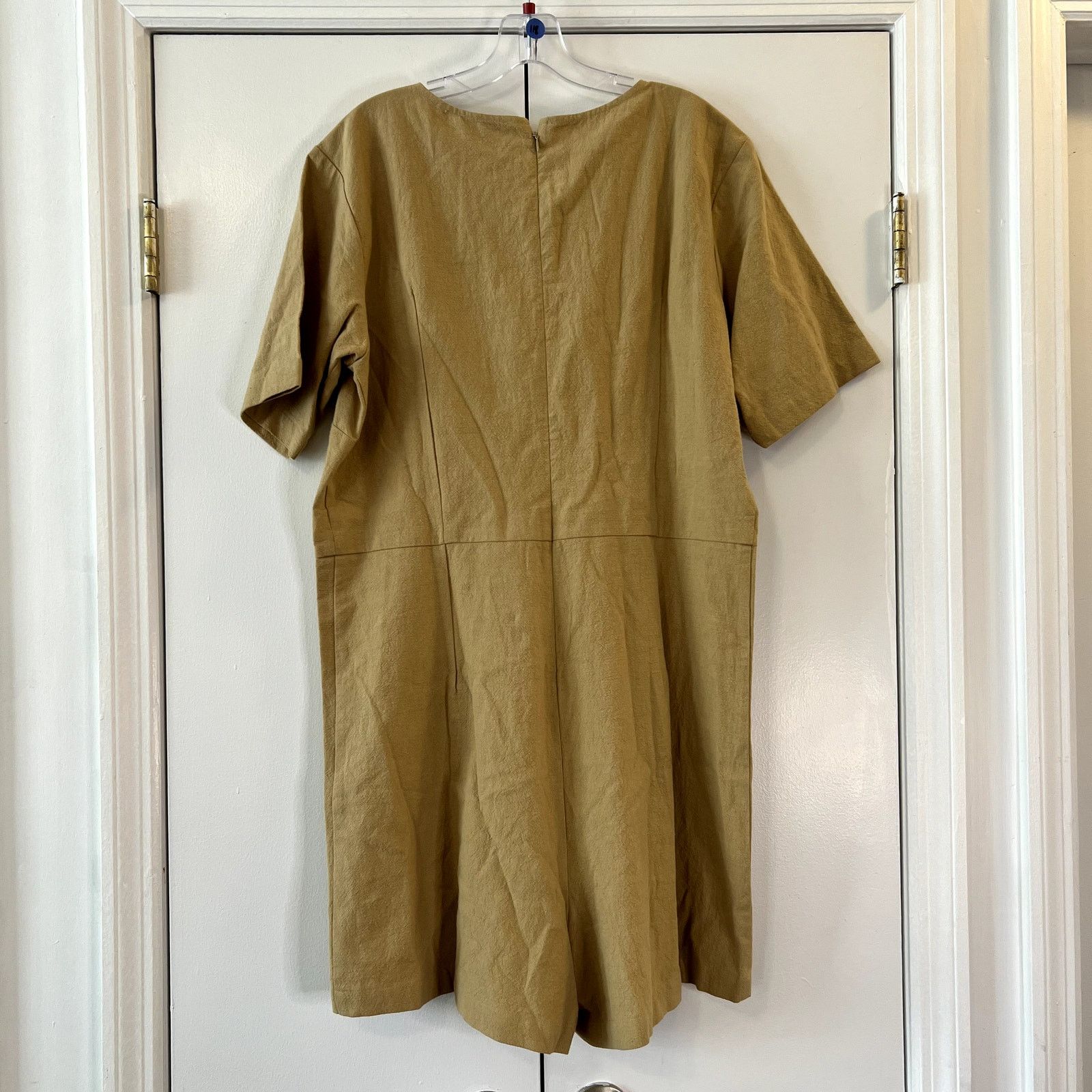 Ilana Kohn Ilana Kohn Lee Romper Mustard Yellow Cotton Short Sleeve 16 Size 38" / US 16 / IT 52 - 4 Thumbnail