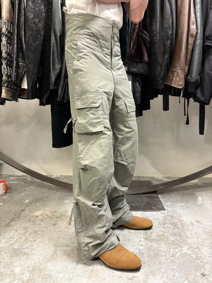 Marithe + Francois Girbaud 2000s Marithé + François Girbaud Olive Cargo Tactical Pants Size US 30 / EU 46 - 3 Thumbnail