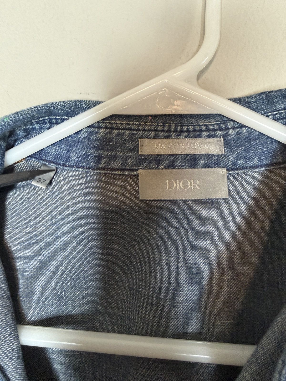 Dior Dior Stitch-Work Embroidery Denim Button Up- Hedi Slimane Size US S / EU 44-46 / 1 - 9 Thumbnail