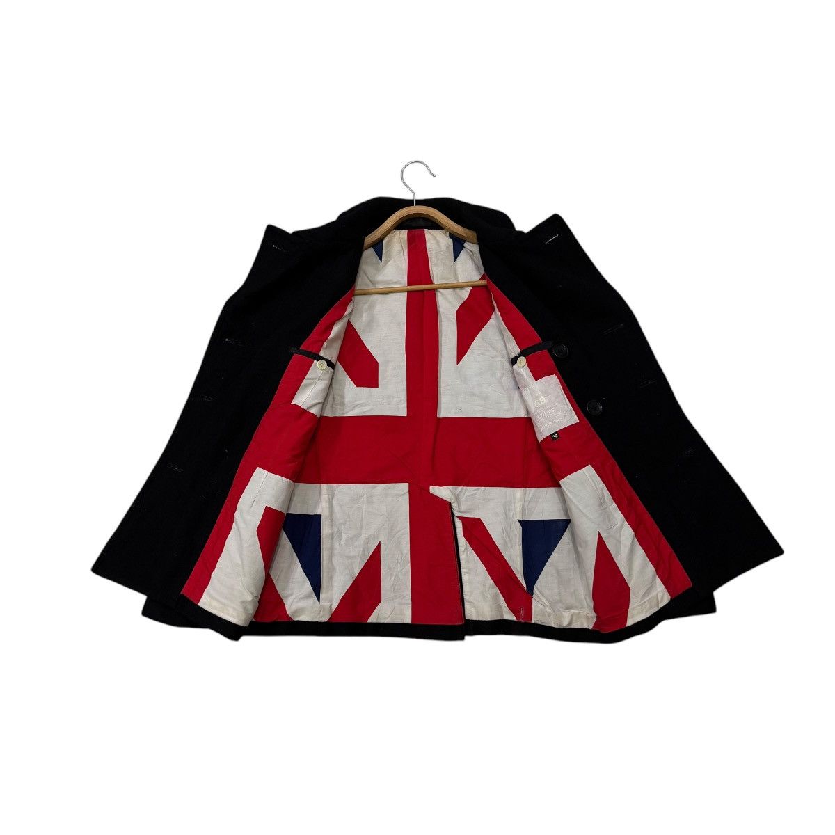 Japanese Brand Vintage GB Made In Japan Double Breast Wool Jacket Size US S / EU 44-46 / 1 - 17 Thumbnail