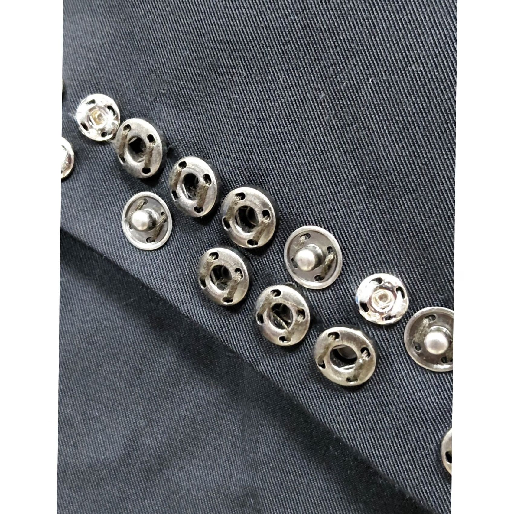 BCBGeneration BCBGeneration Skirt Studded Black Solid Women Size 8 Mini Short Casual Party/Cocktail Womens Size 30" / US 8 / IT 44 - 3 Thumbnail