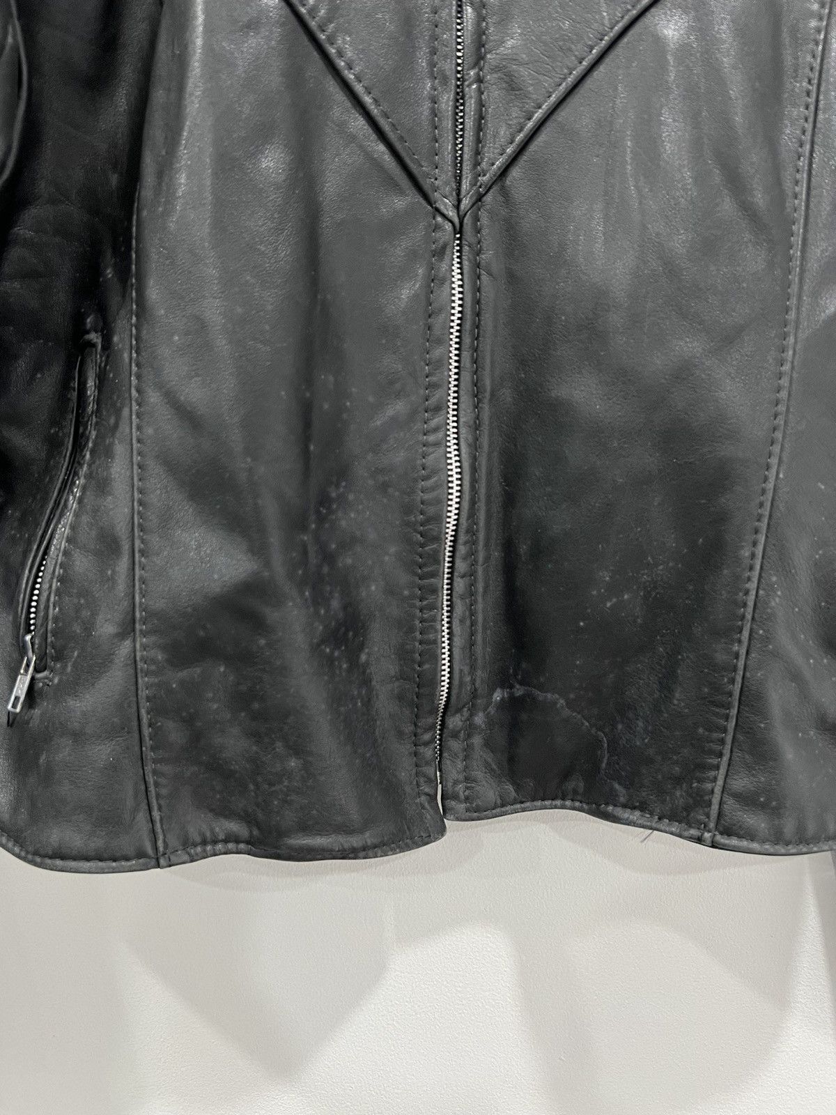 Vintage Vintage Womens Gypsy Leather Jacket Coat Zip mototcycle bike Size XL / US 12-14 / IT 48-50 - 7 Thumbnail