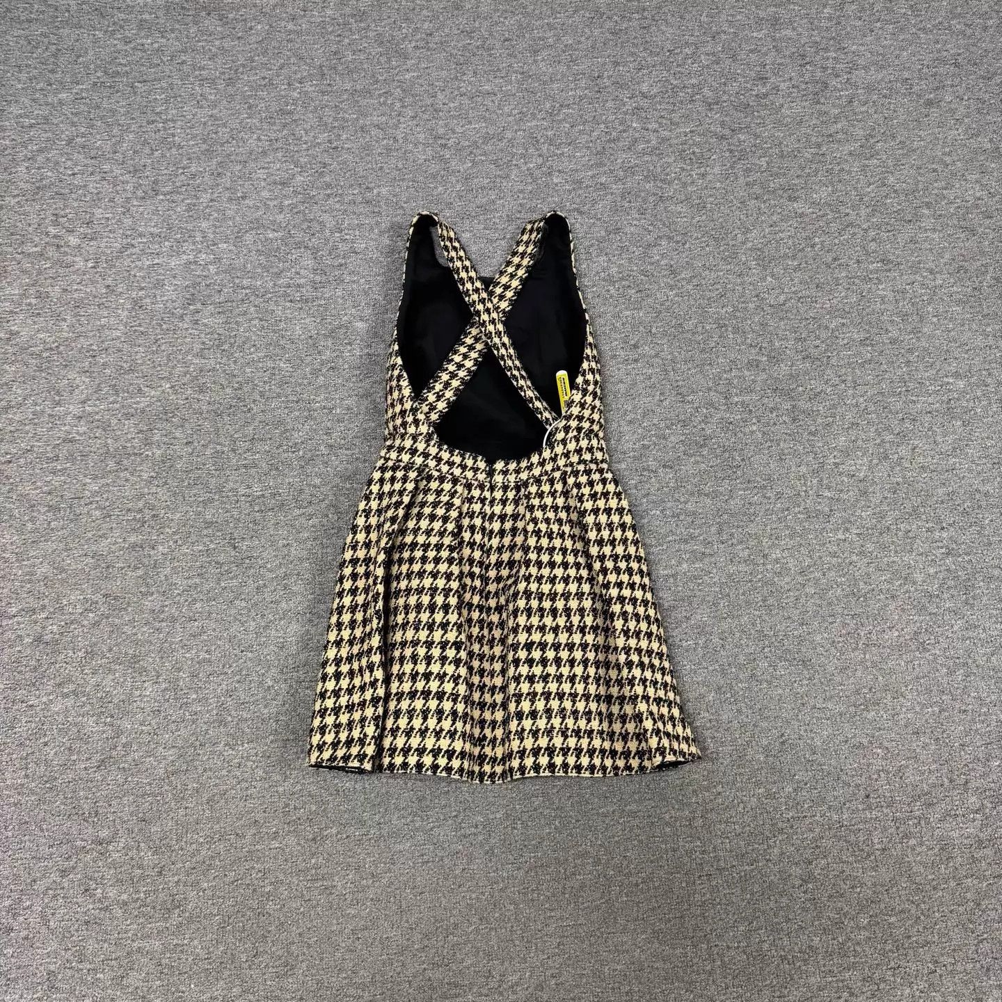 Dior Dior Prince of Wales Crisscross A-Line Tweed Dress Size XS / US 0-2 / IT 36-38 - 4 Thumbnail